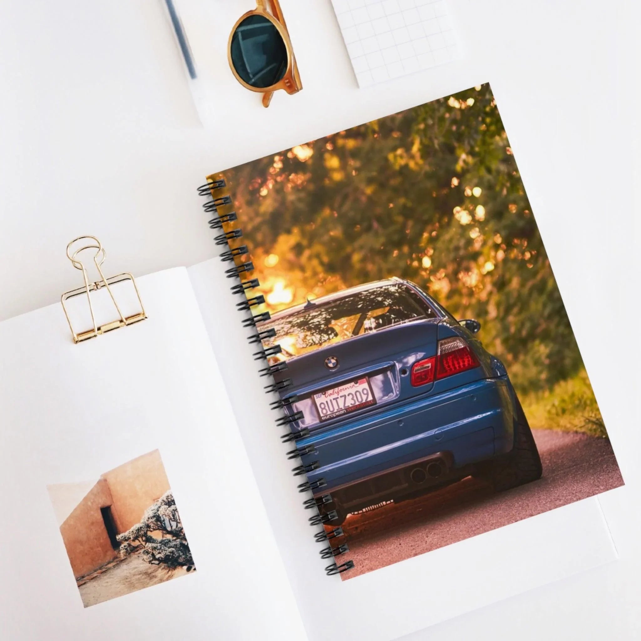 BMW E46 M3 Automotive Spiral Notebook #004 - Throttle Designs