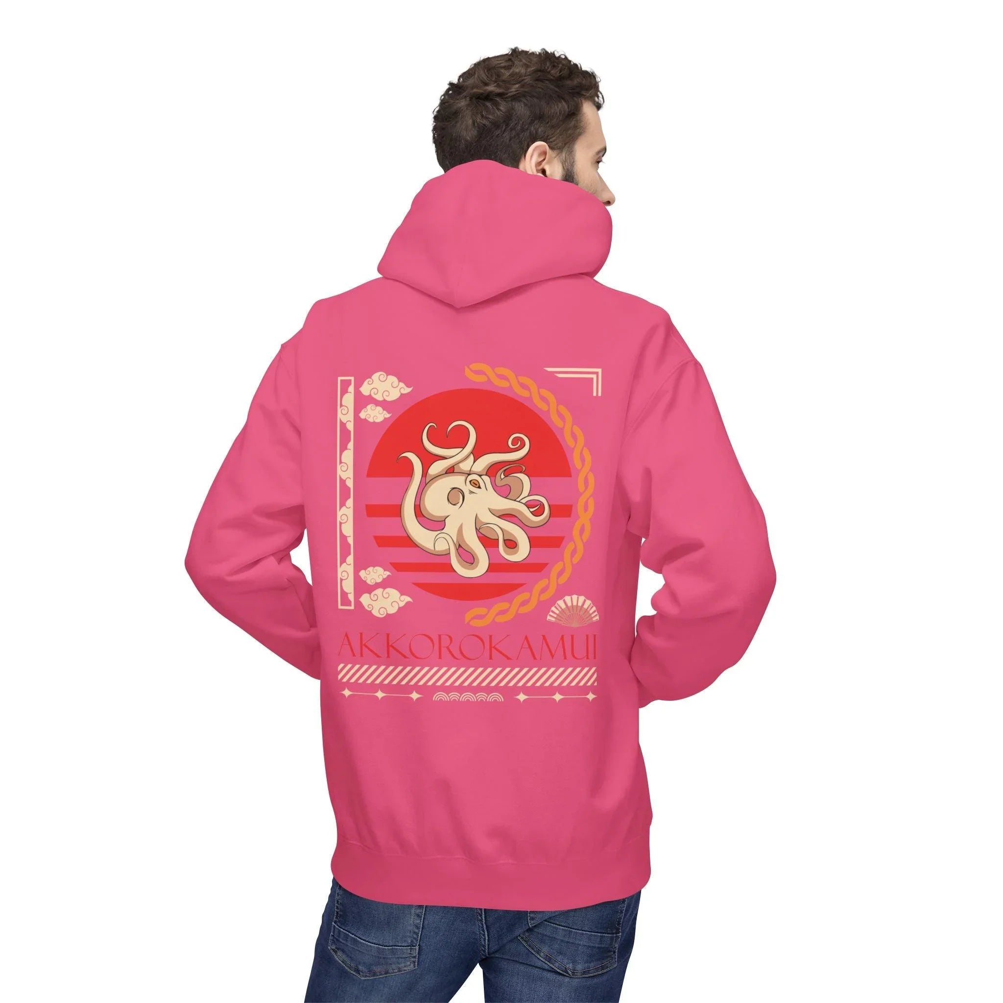 Ultimate Comfort Japanese Streetwear Fleece Hoodie – Akkorokamui Edition