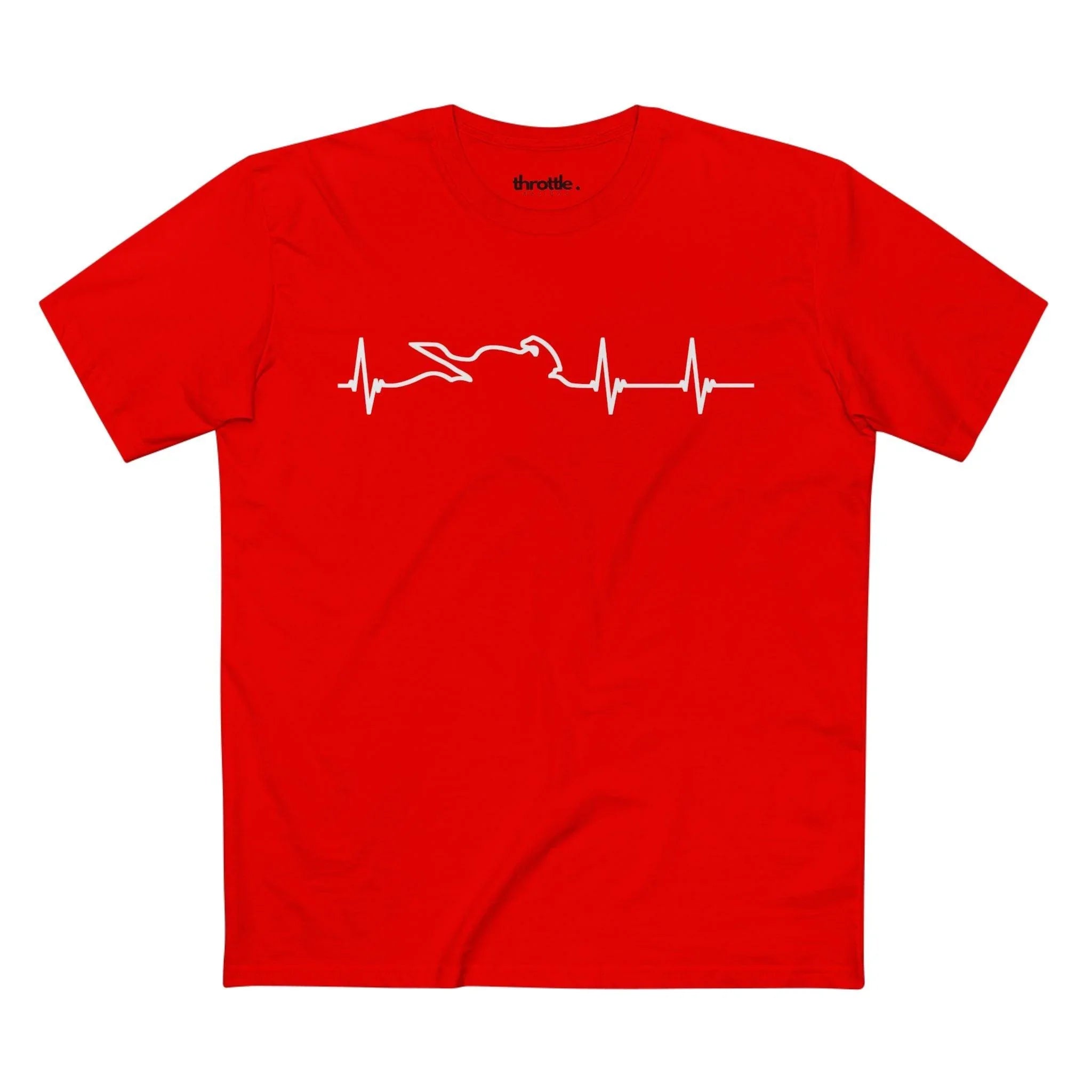 Premium Motorcycle Heartbeat T-Shirt
