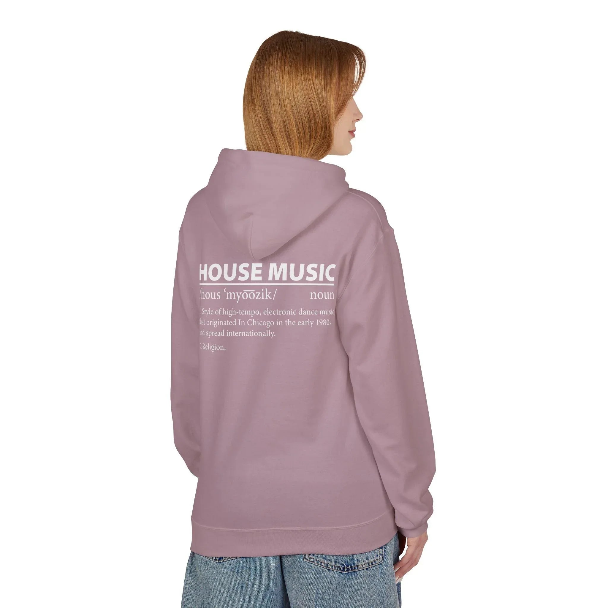 Ultimate House Music Fleece Hoodie for Comfort and Style