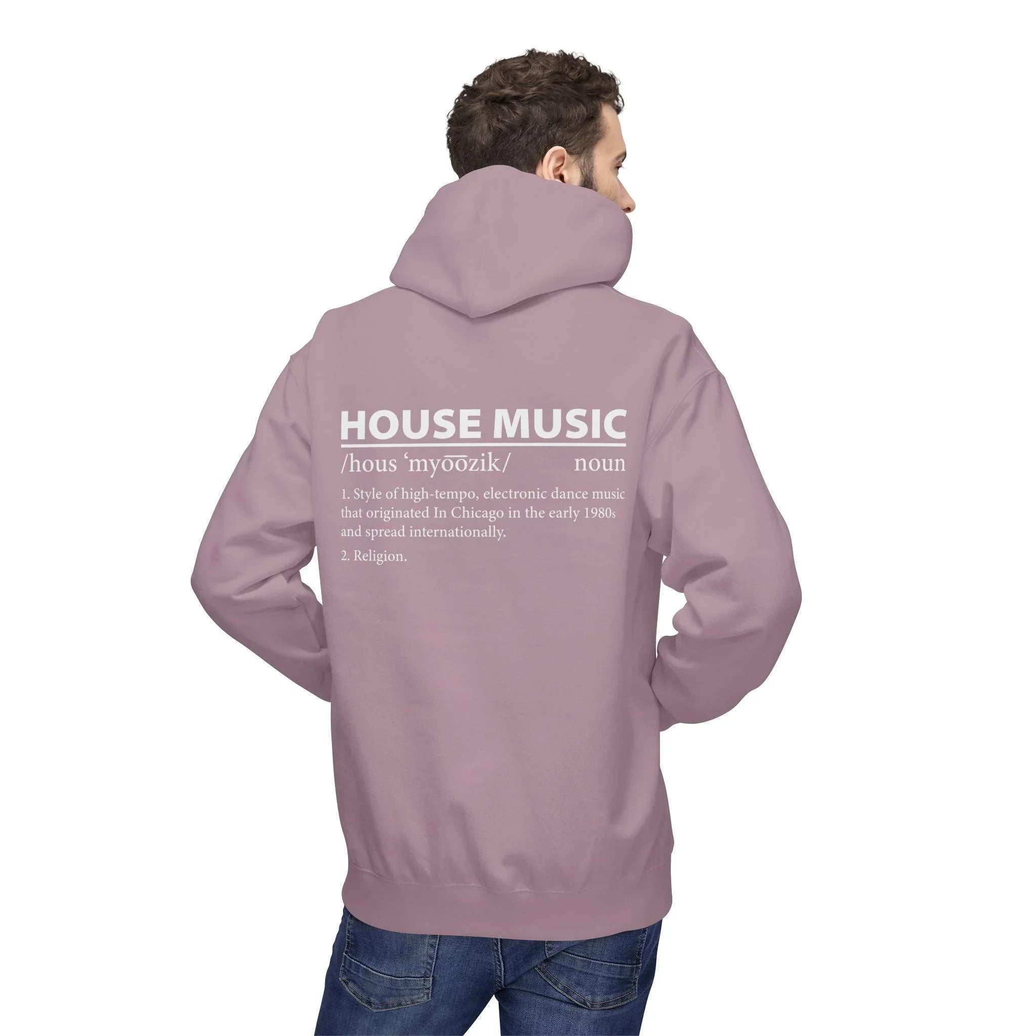 Ultimate House Music Fleece Hoodie for Comfort and Style