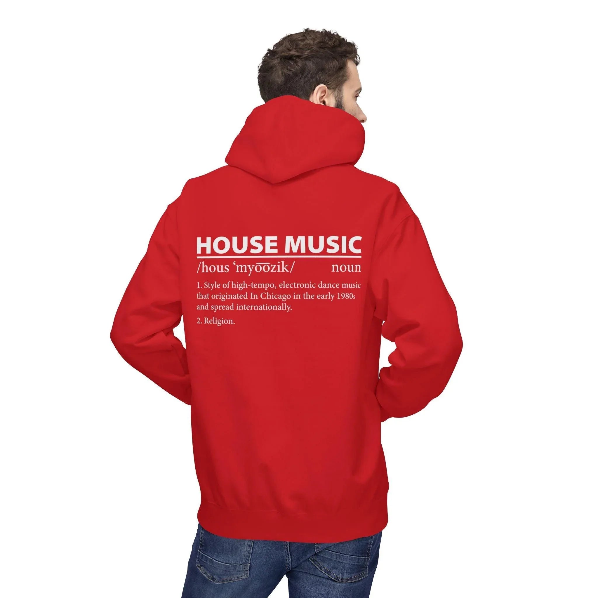 Ultimate House Music Fleece Hoodie for Comfort and Style