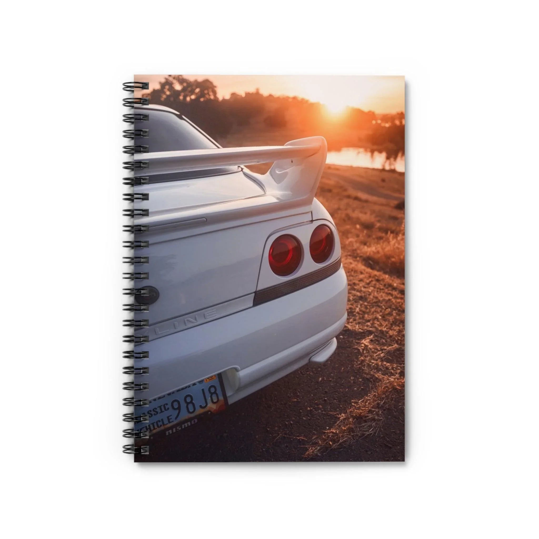 Nissan Skyline R33 GTS-T Automotive Spiral Notebook #005 - Throttle Designs