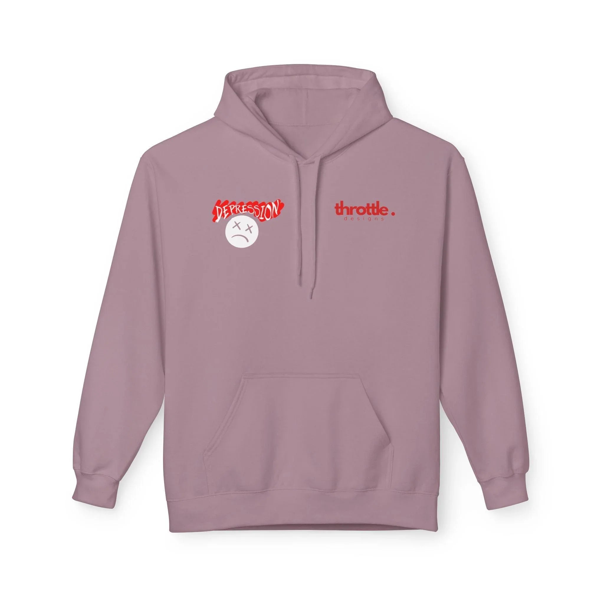 Empower Your Style: Fight Depression Fleece Hoodie for Ultimate Comfort