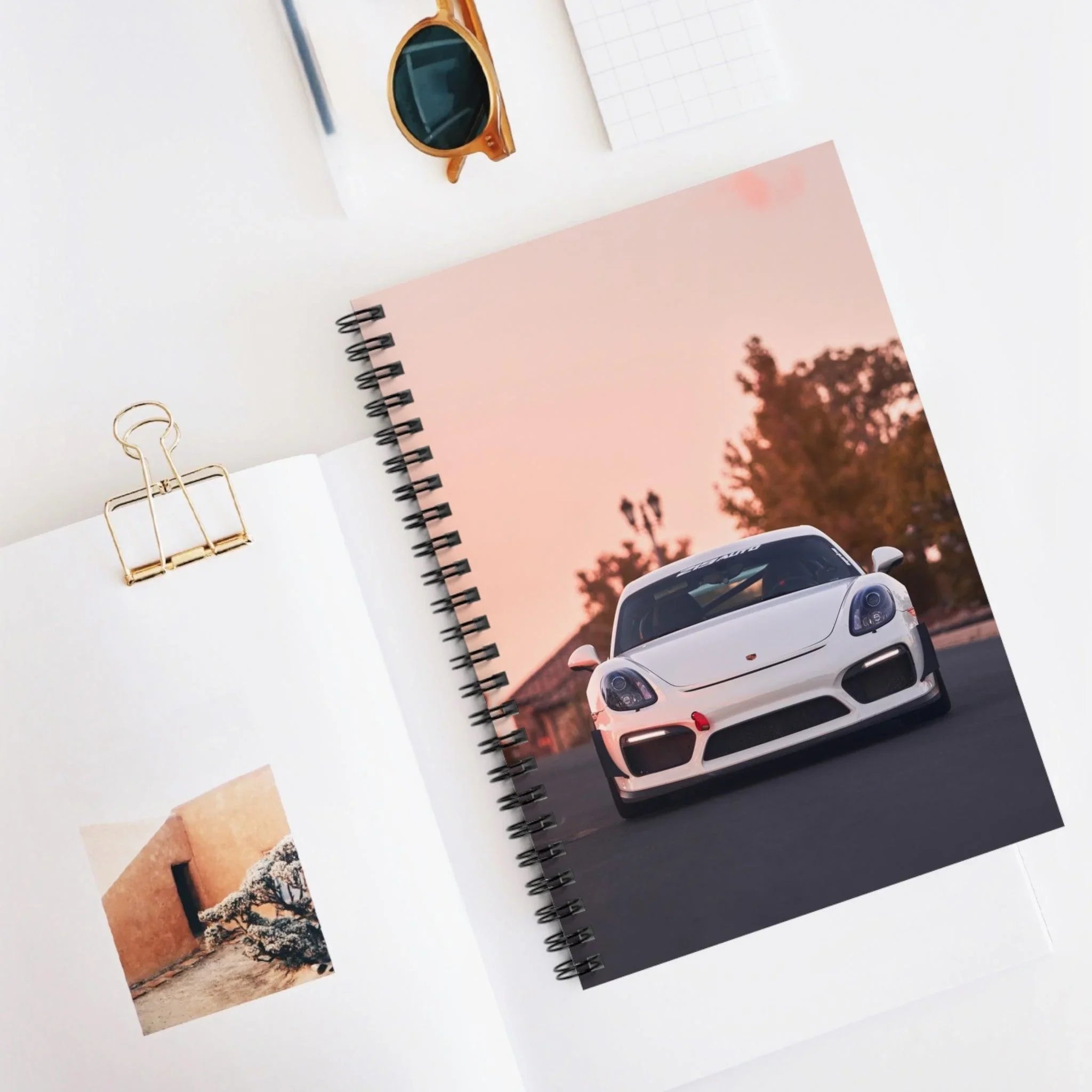 Porsche GT4 Automotive Spiral Notebook #002 - Throttle Designs