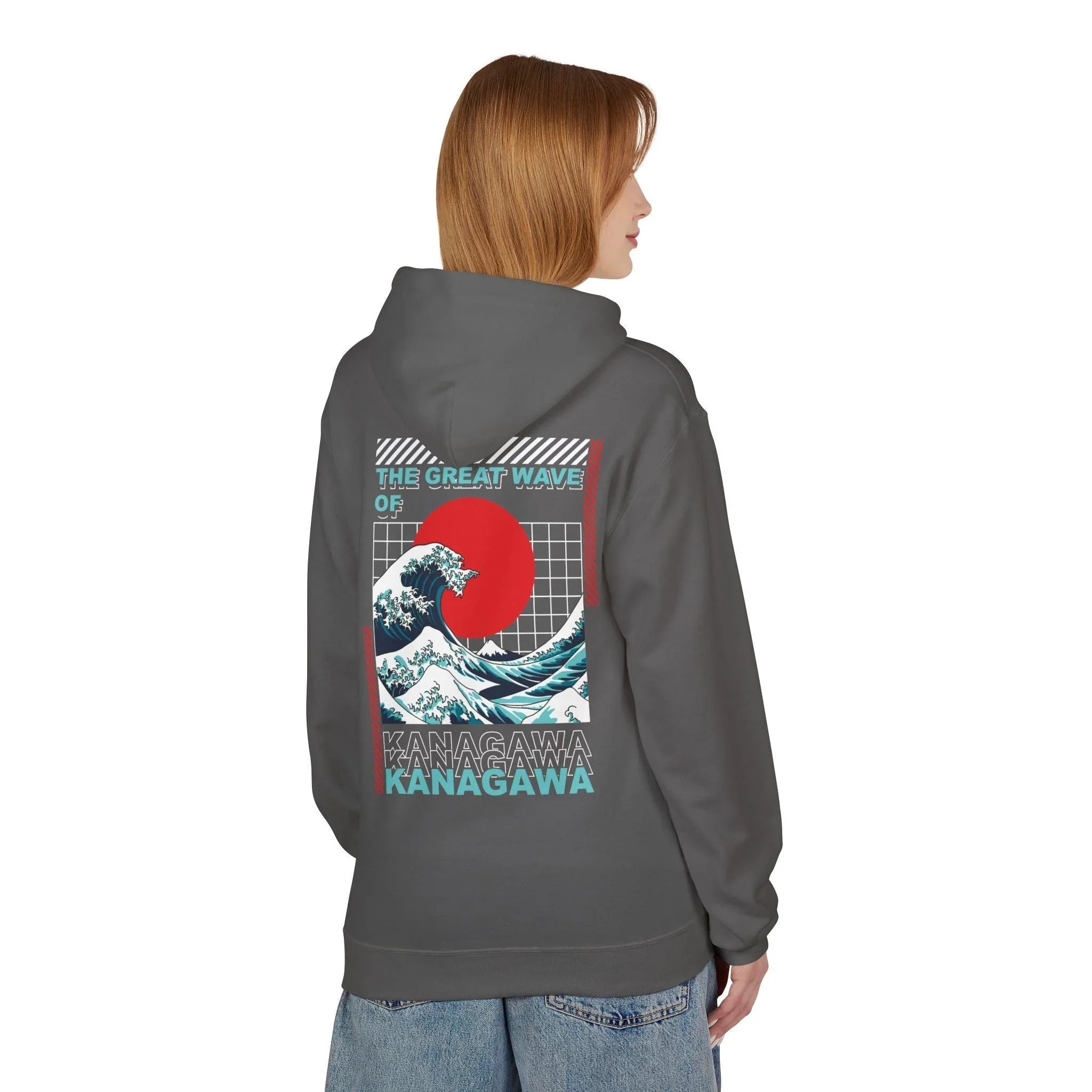 Ultimate Kanagawa Wave Fleece Hoodie: Stylish Japanese Streetwear Comfort