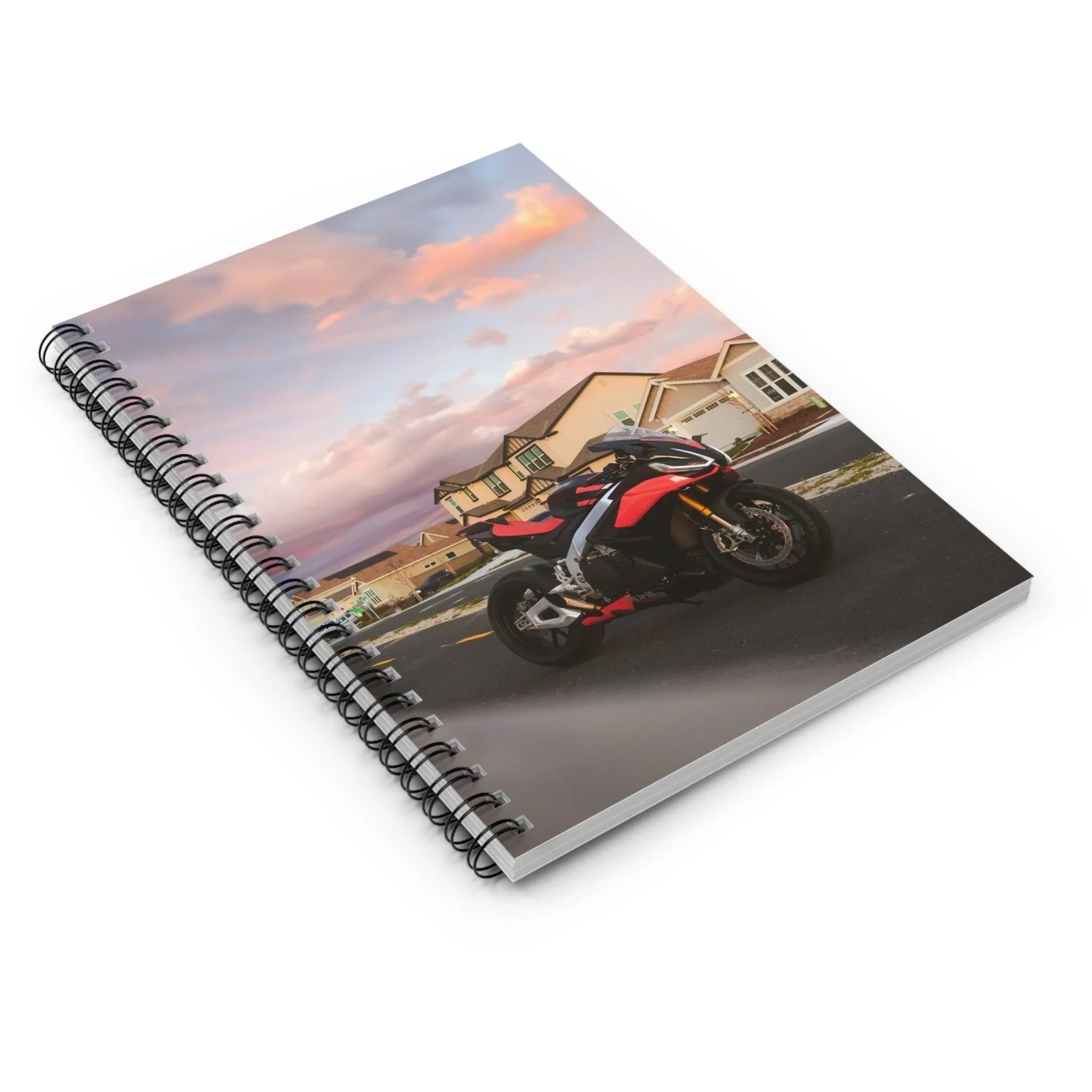 Aprilia RSV4 1100 Factory Motorcycle Spiral Notebook #017 - Throttle Designs