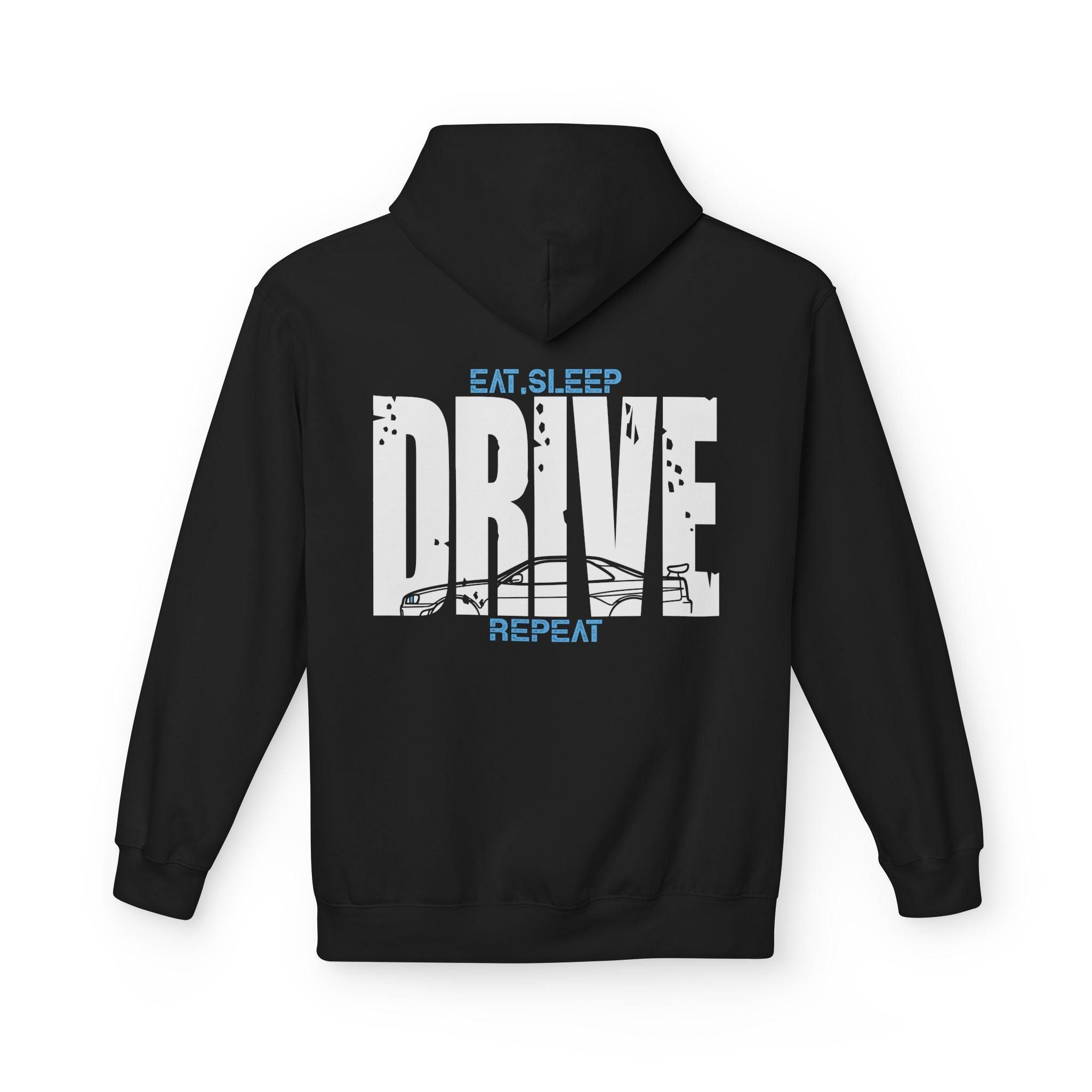 Nissan R34 GTR DRIVE Hoodie - Stylish Fleece for Car Enthusiasts