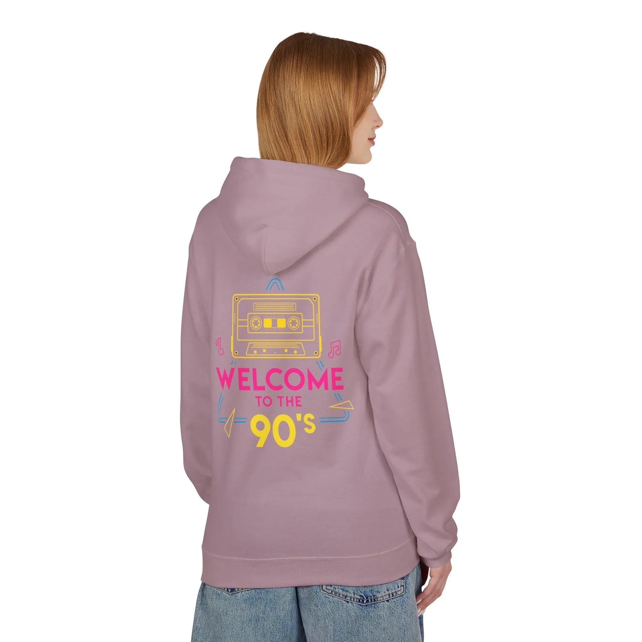 Nostalgic 90's Vibes Premium Fleece Hoodie for Ultimate Comfort