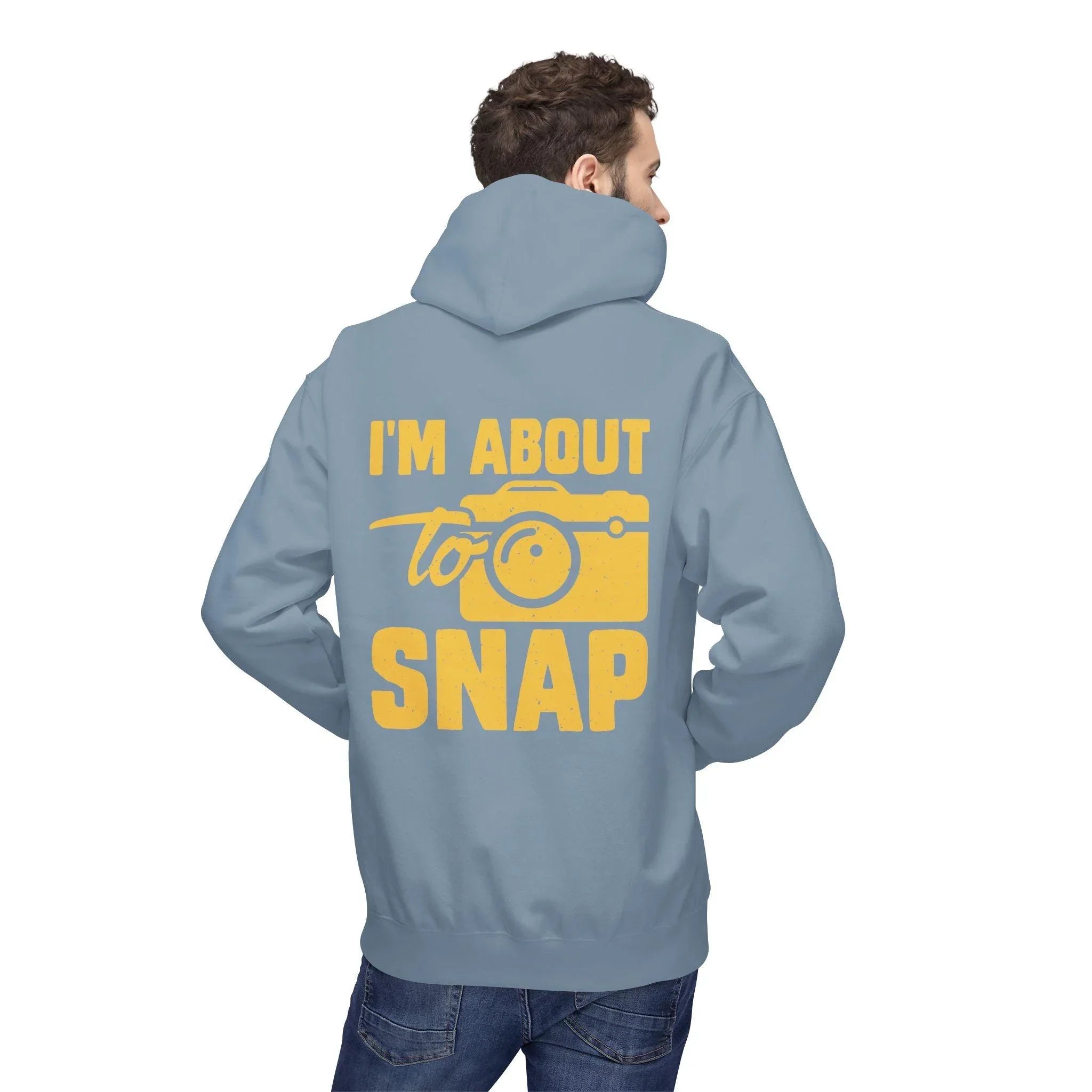 "I'm About to Snap" Exclusive Fleece Hoodie for Passionate Photographers