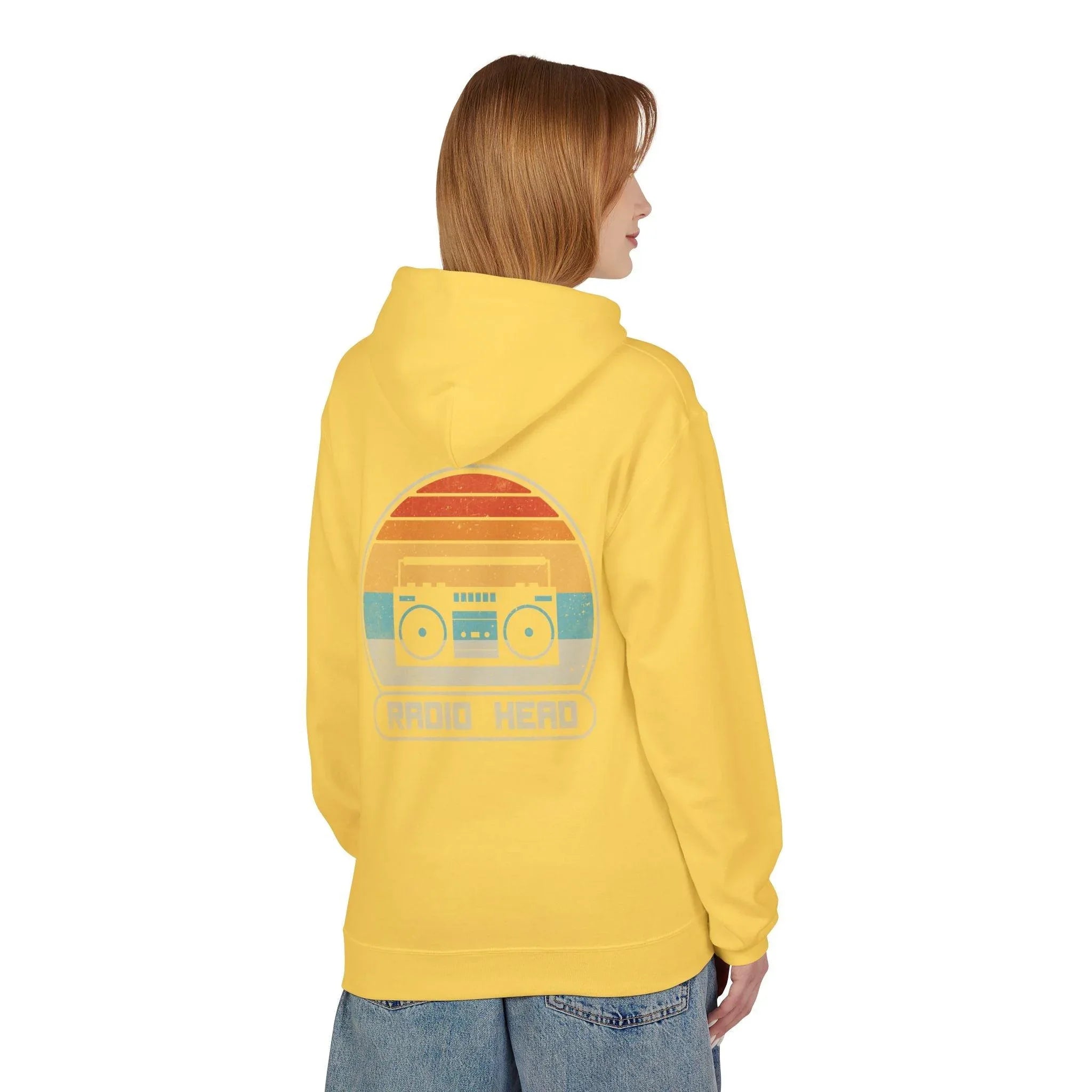 Cozy Vibes Radio Head Fleece Pullover Hoodie