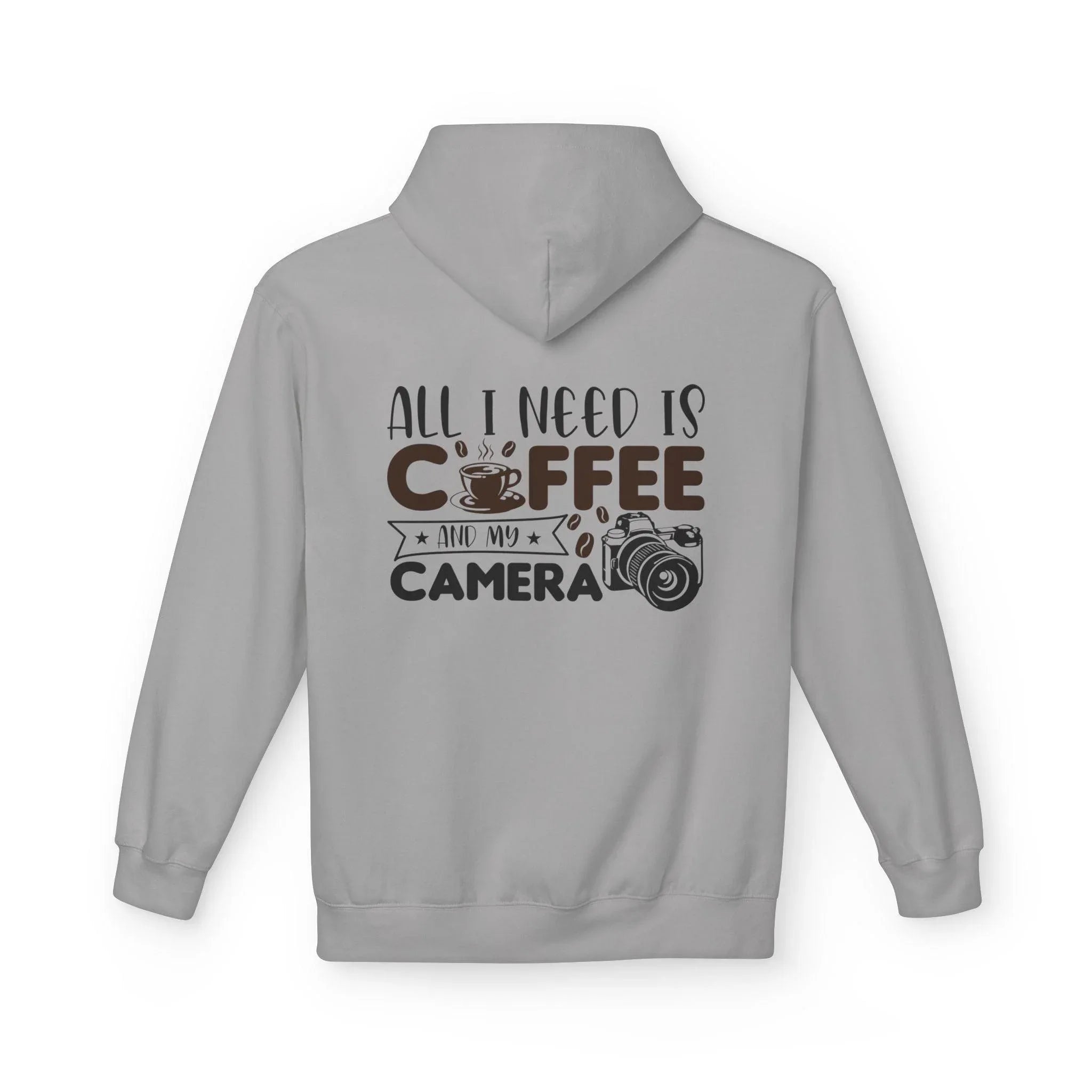 Cozy Photographer's Coffee Fleece Hoodie for Style and Comfort