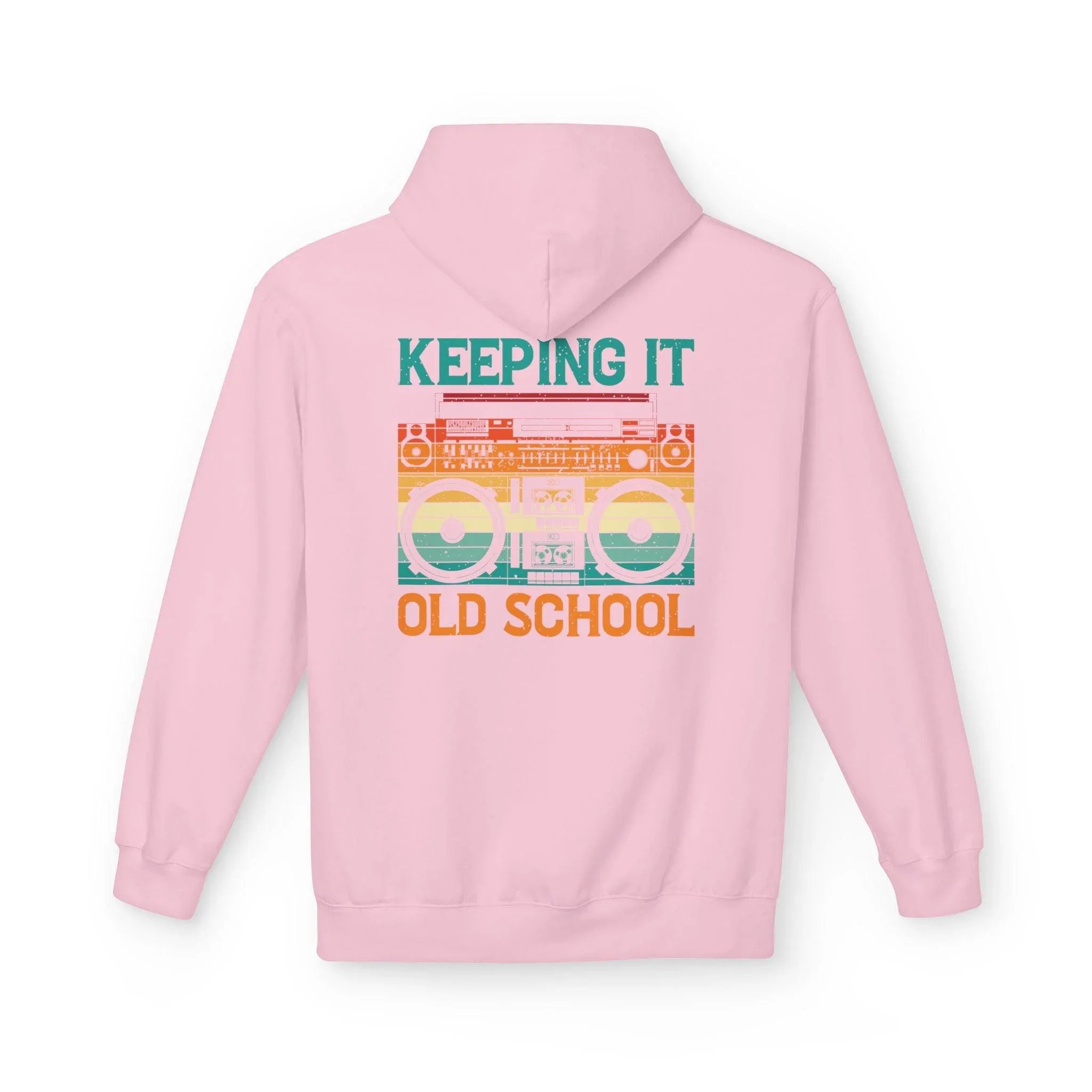 Ultimate Comfort Premium Old School Boombox Fleece Hoodie