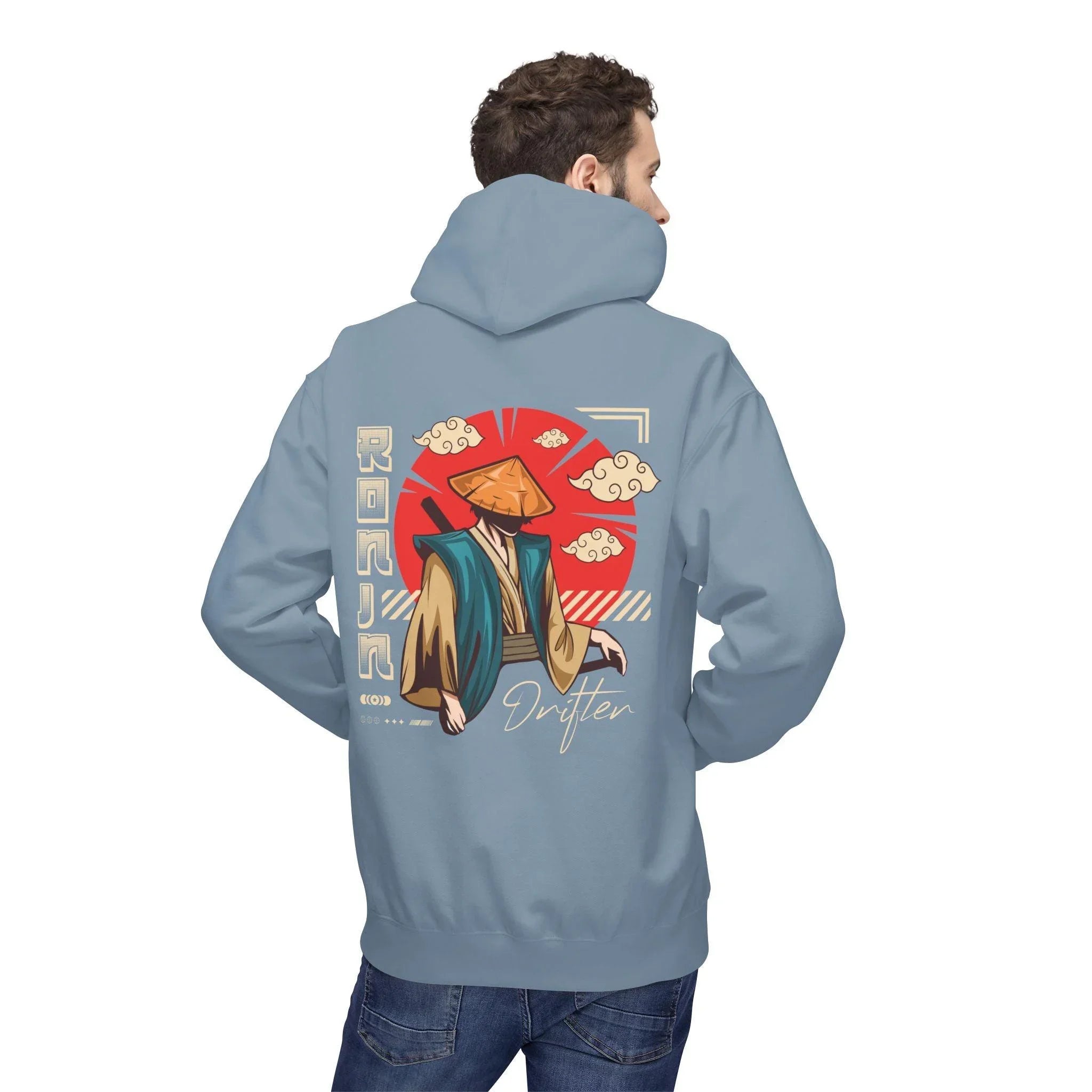 Ultimate Ronin Drifter Japanese Streetwear Fleece Hoodie for Trendsetters