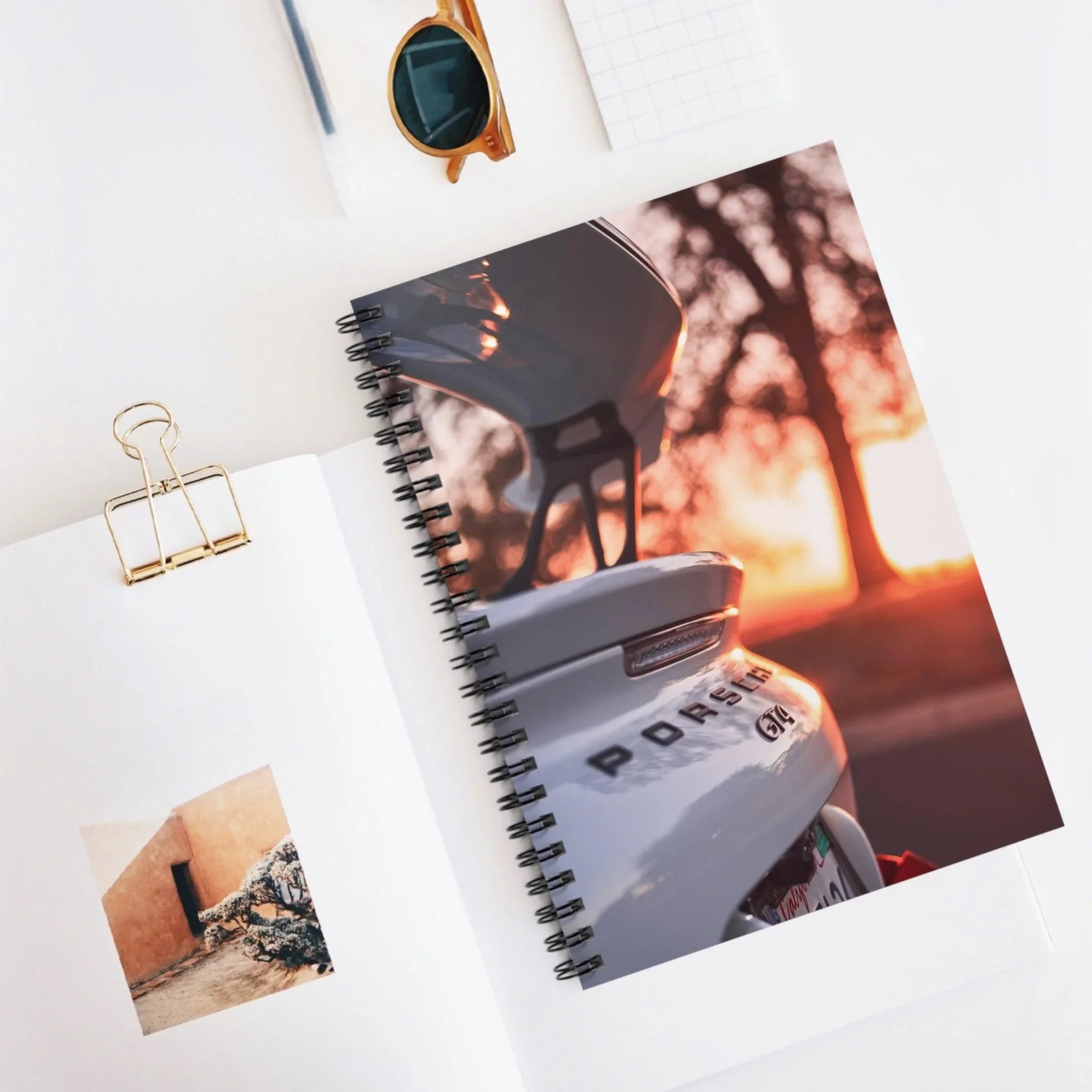 Porsche GT4 Automotive Spiral Notebook #006 - Throttle Designs