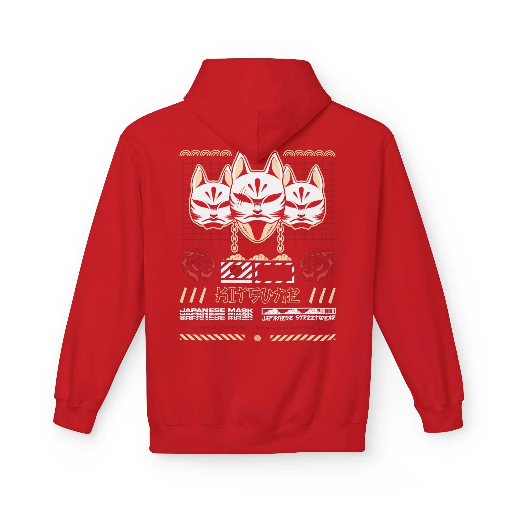 Ultimate Kitsune Japanese Streetwear Fleece Hoodie for Comfort and Style
