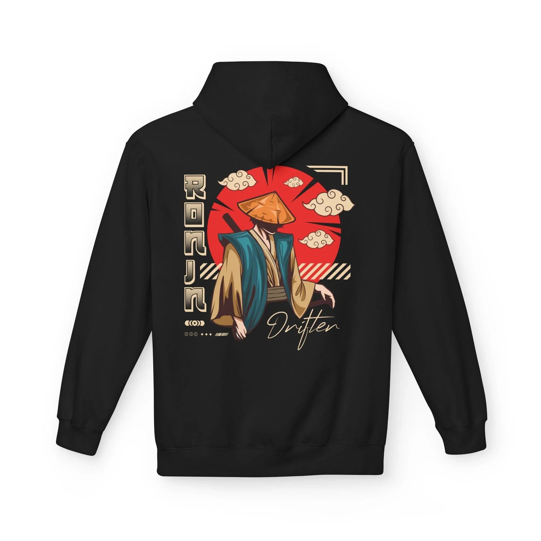 Ultimate Ronin Drifter Japanese Streetwear Fleece Hoodie for Trendsetters
