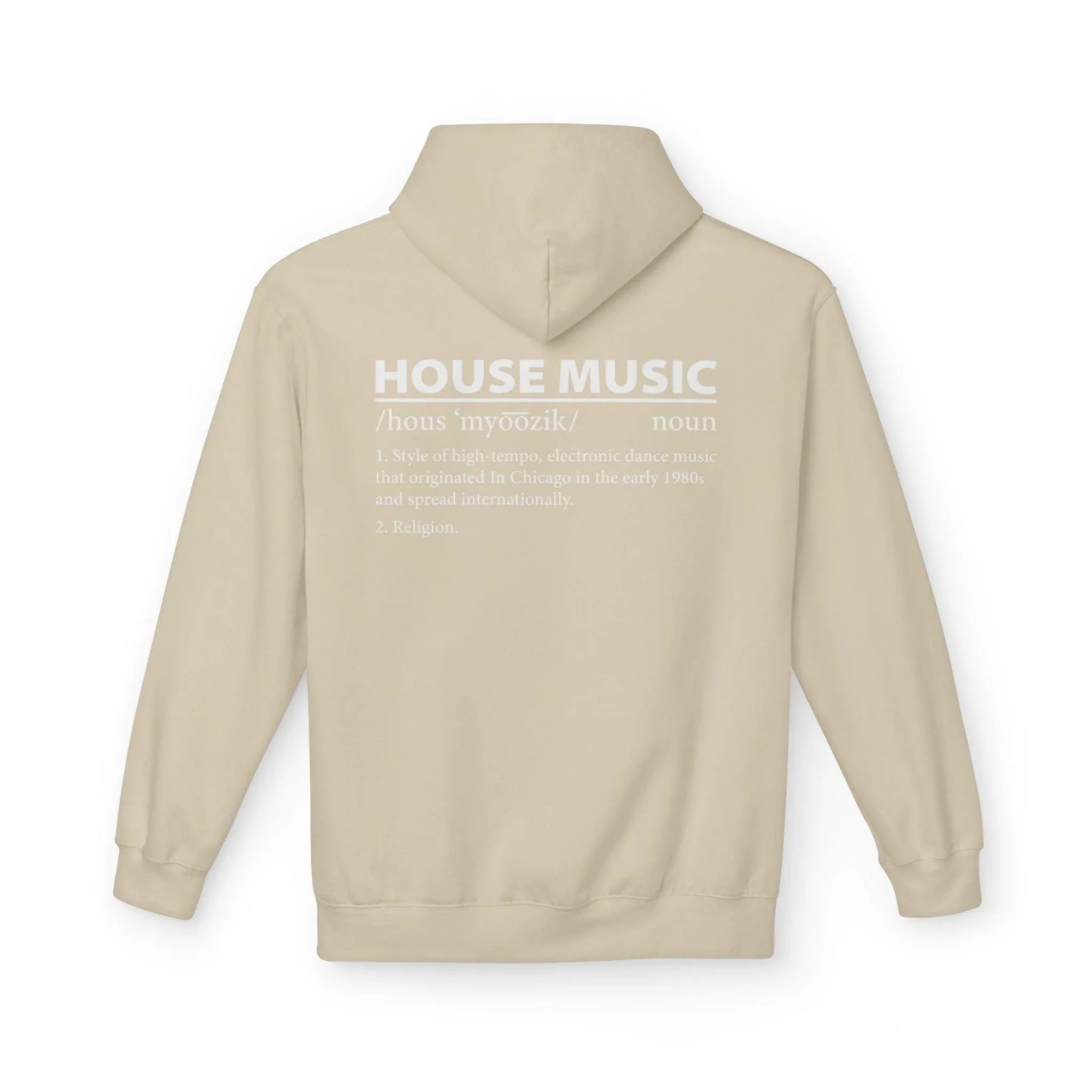 Ultimate House Music Fleece Hoodie for Comfort and Style