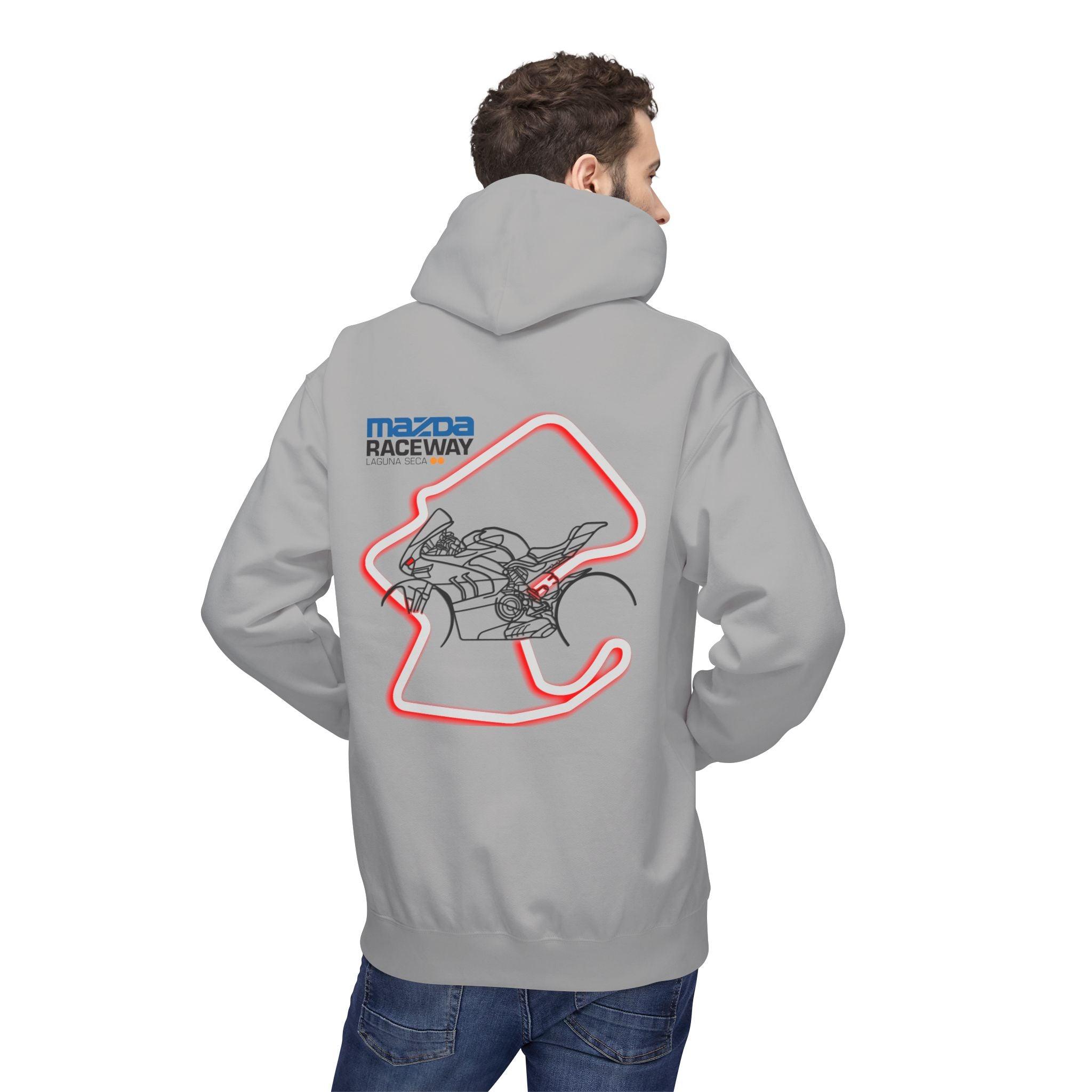 Ducati Panigale V4 SP Laguna Seca Hoodie - Red Edition for Comfort & Style