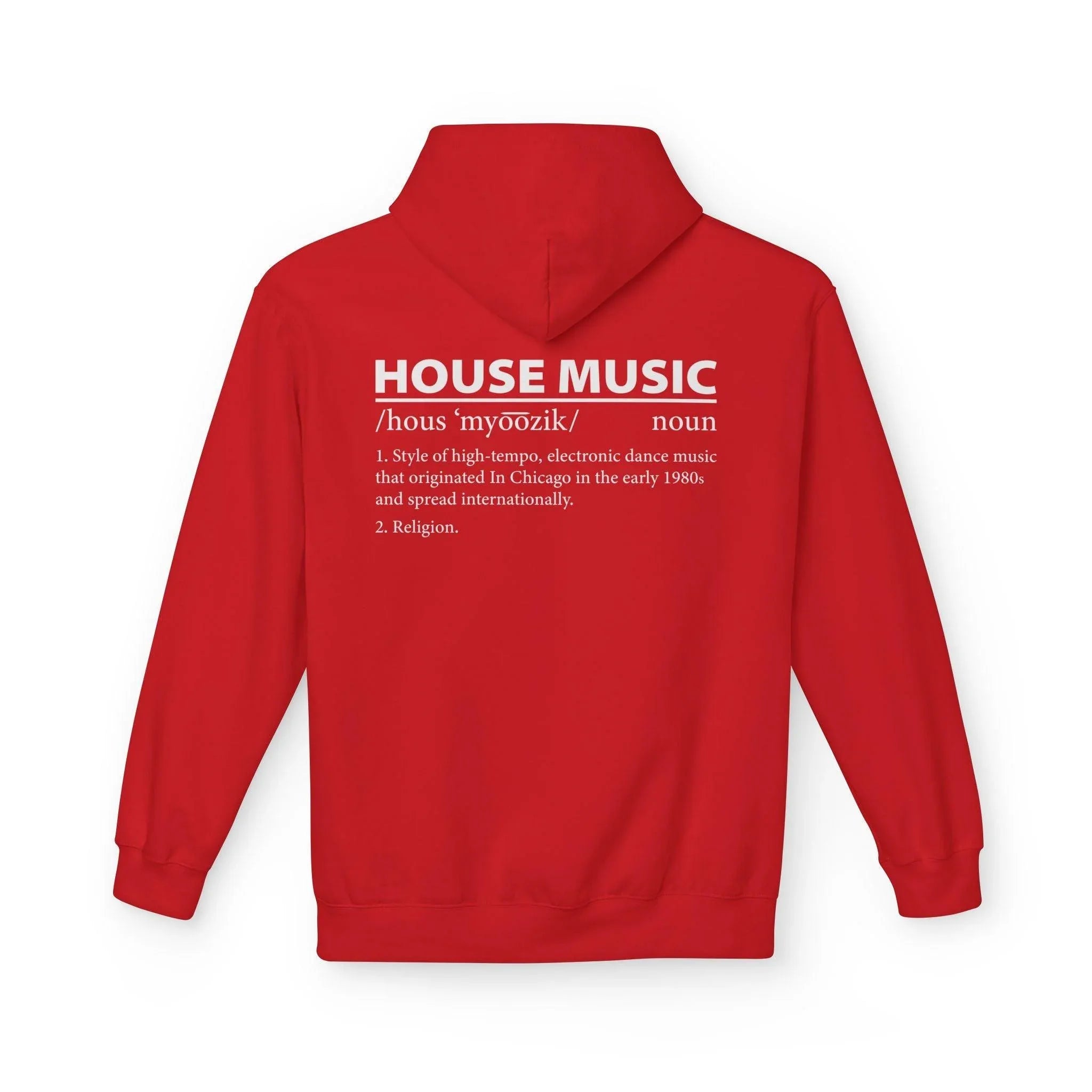 Ultimate House Music Fleece Hoodie for Comfort and Style