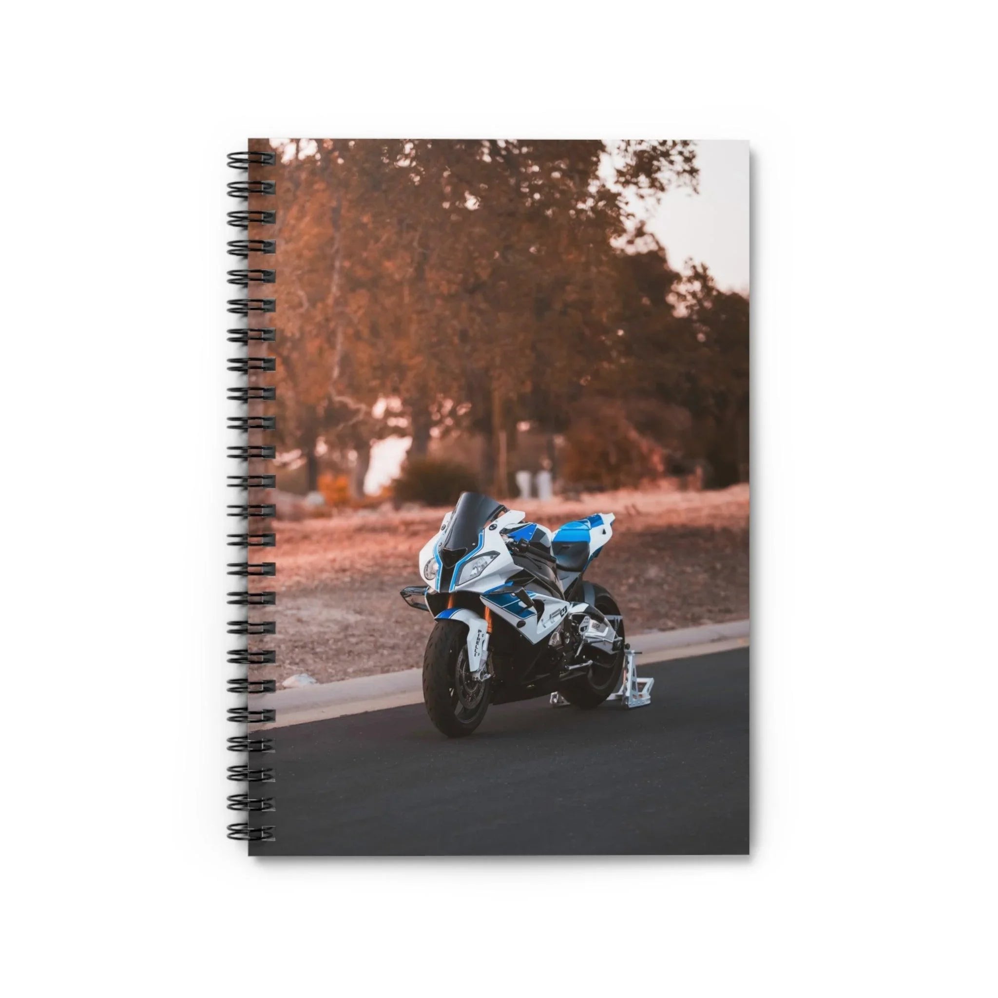 BMW S1000RR HP4 Motorcycle Spiral Notebook #013 - Throttle Designs