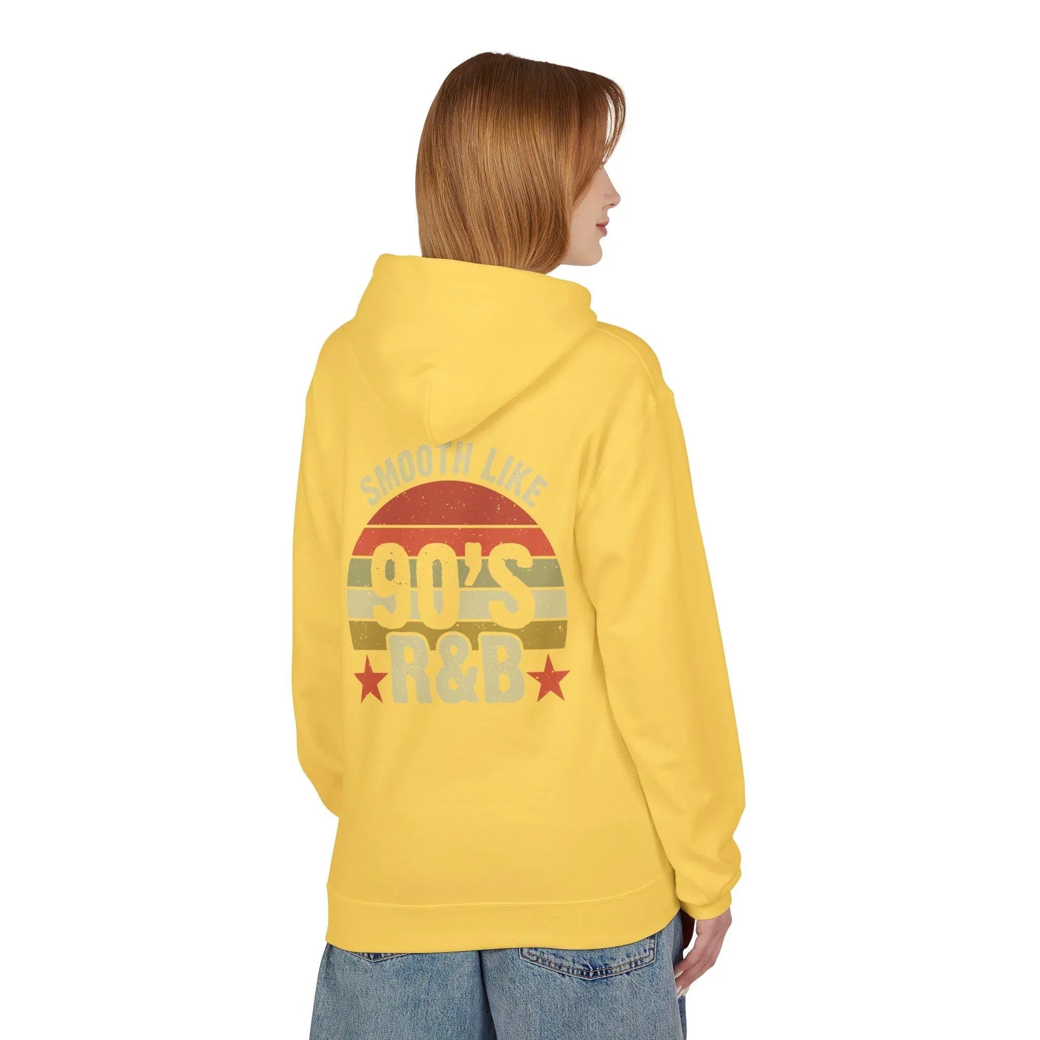 Retro Vibes Fleece Hoodie - Embrace the Comfort of 90's R&B Style