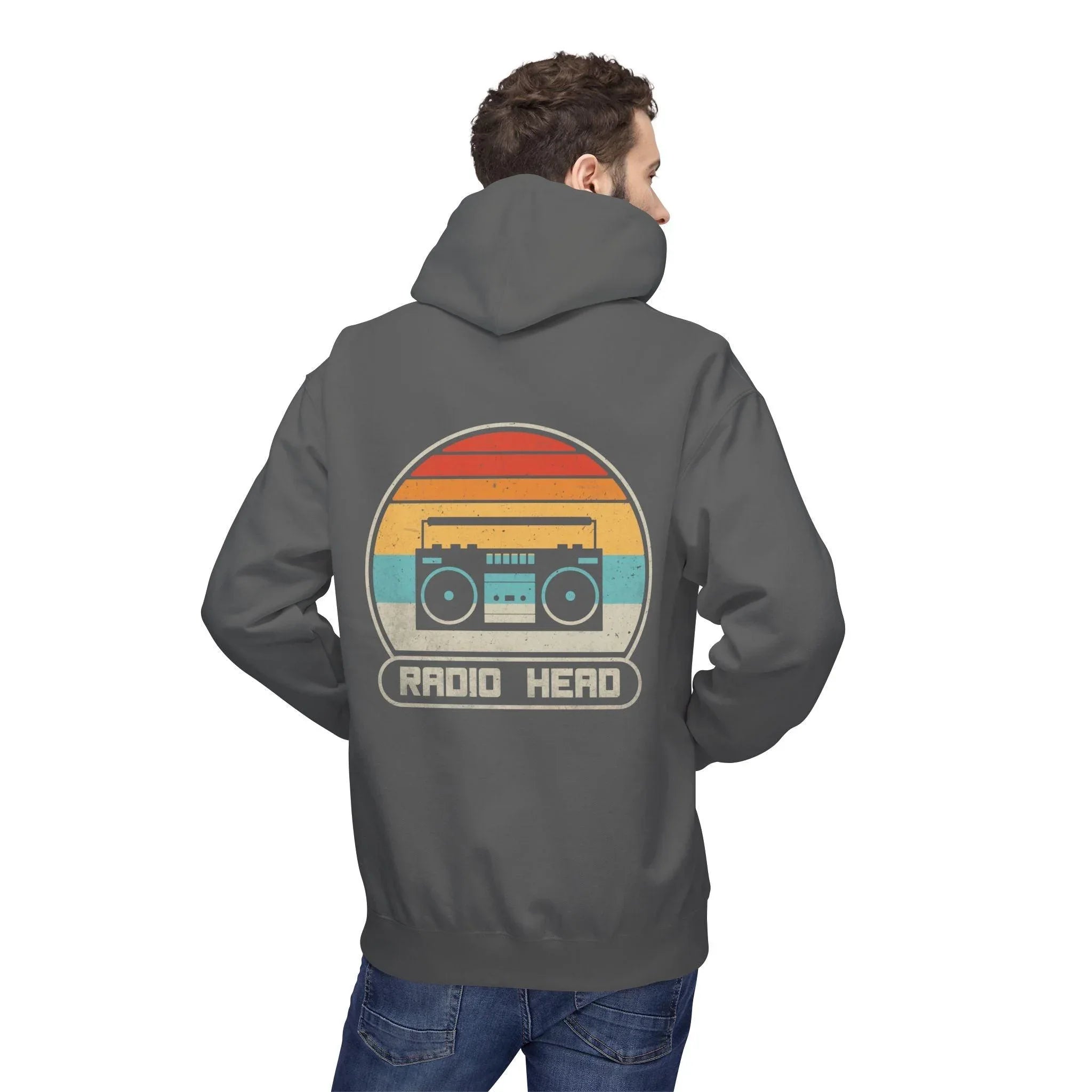 Cozy Vibes Radio Head Fleece Pullover Hoodie