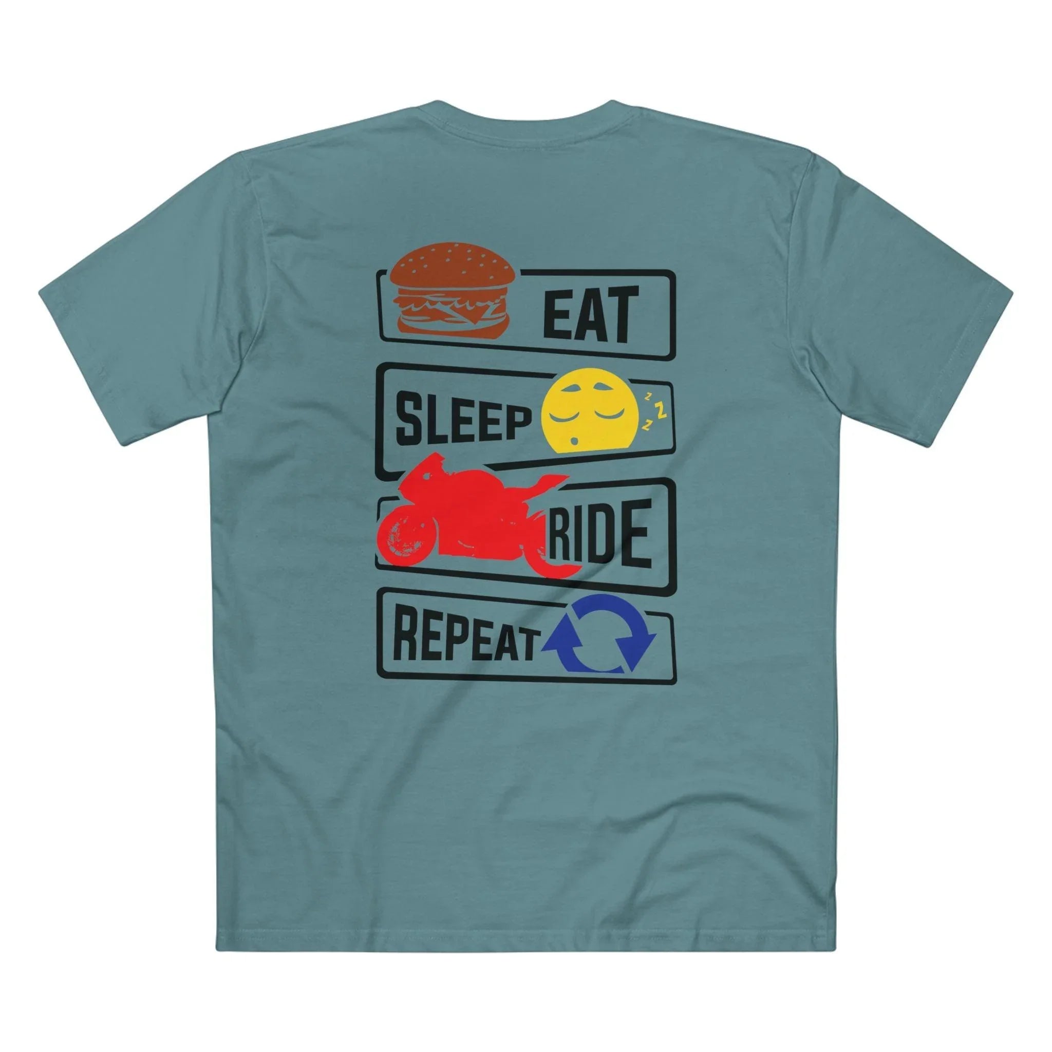 Throttle Designs Premium "Eat, Sleep, Ride, Repeat" T-Shirt