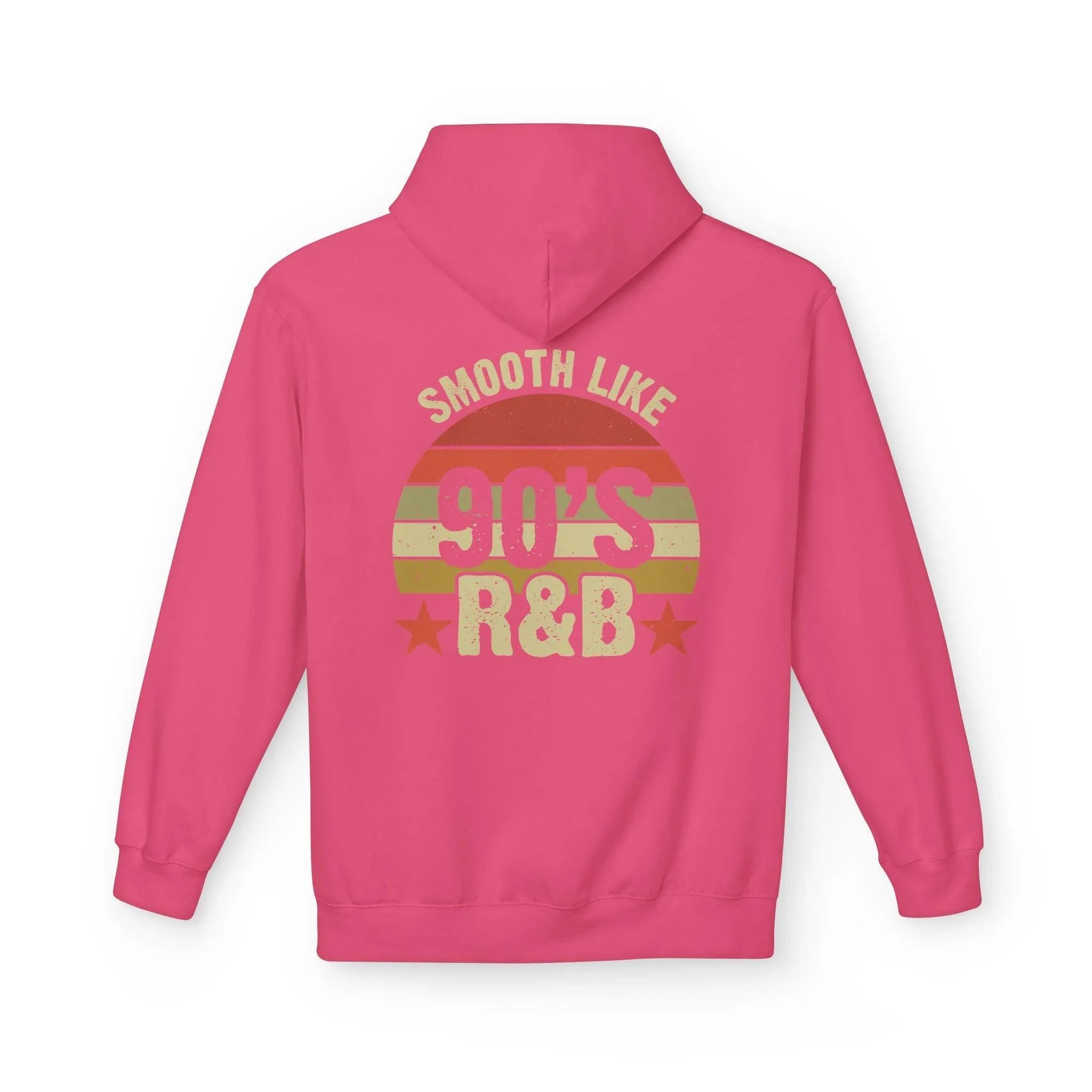 Retro Vibes Fleece Hoodie - Embrace the Comfort of 90's R&B Style