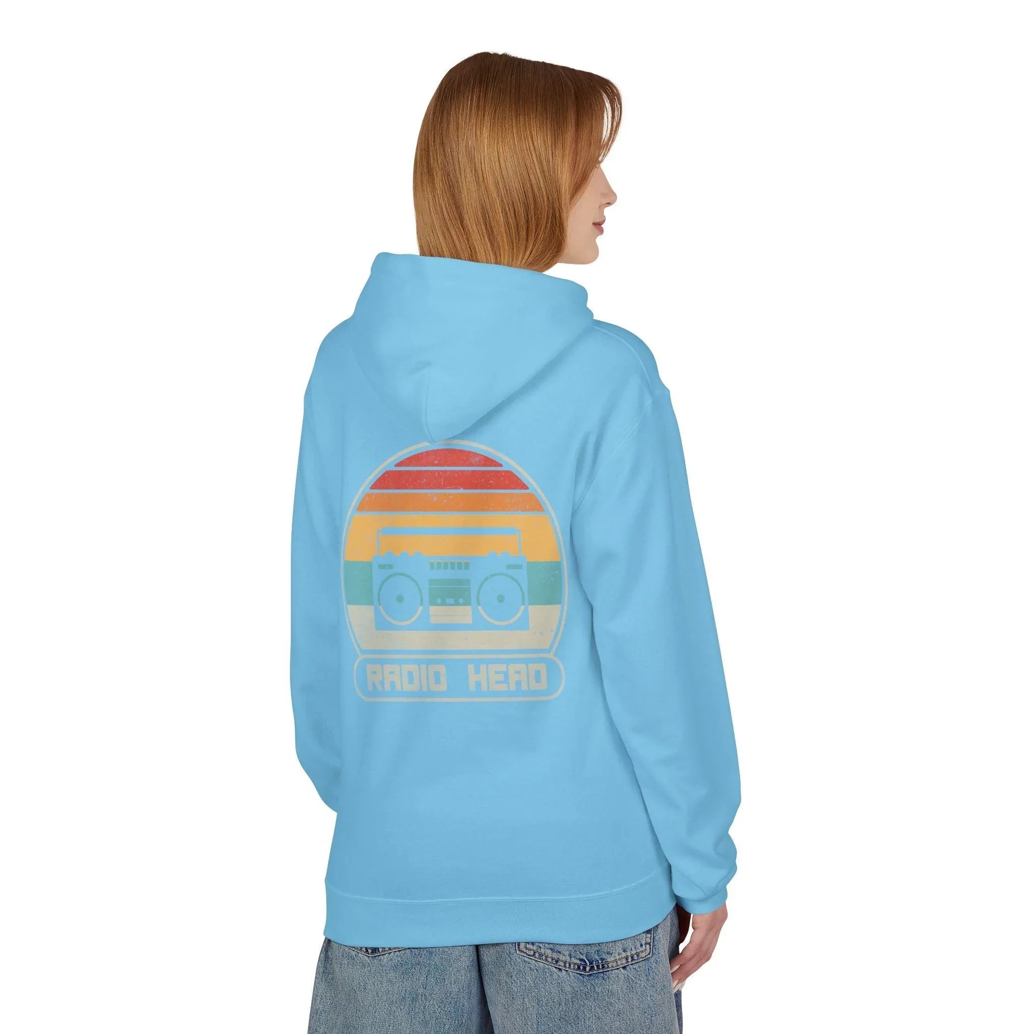 Cozy Vibes Radio Head Fleece Pullover Hoodie