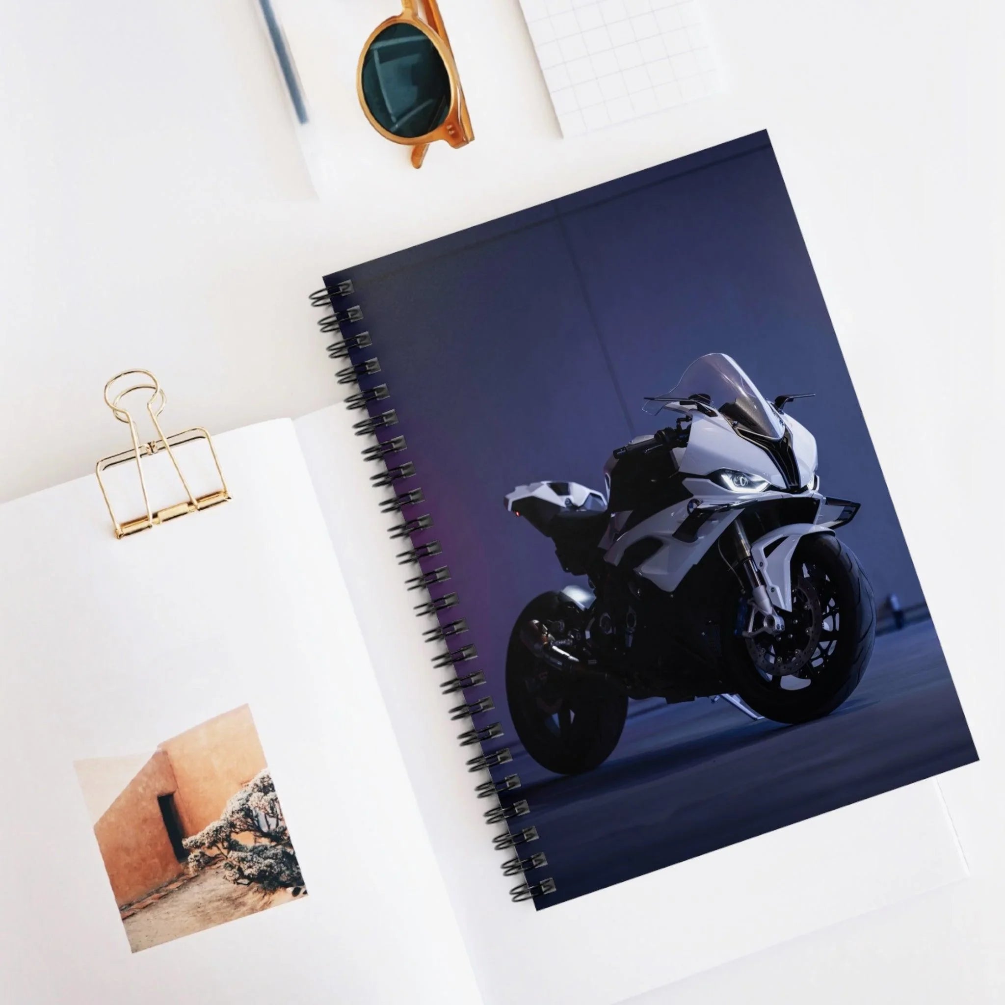 BMW S1000RR Motorcycle Spiral Notebook #048 - Throttle Designs