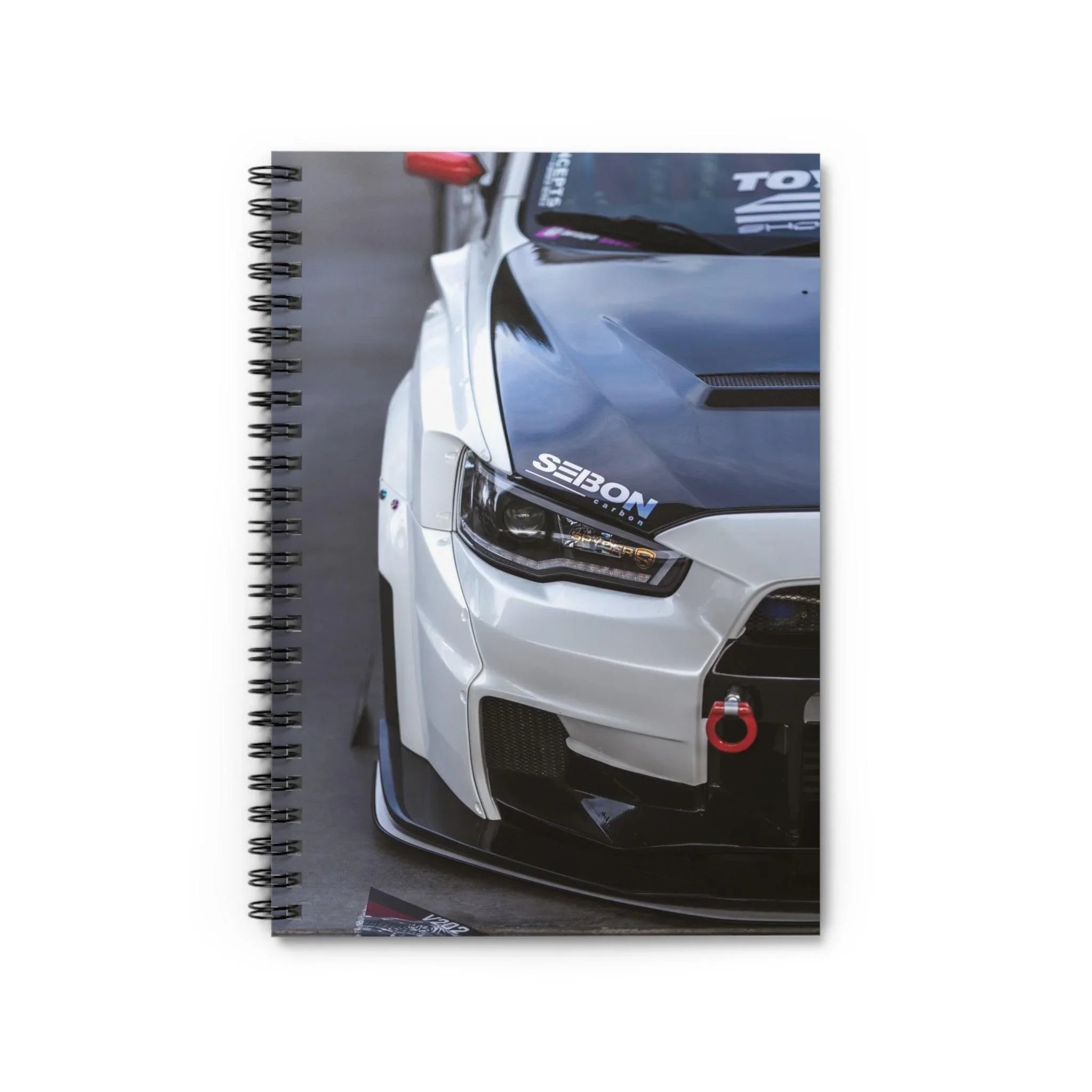 Mitsubishi Evo 10 Automotive Spiral Notebook #008 - Throttle Designs