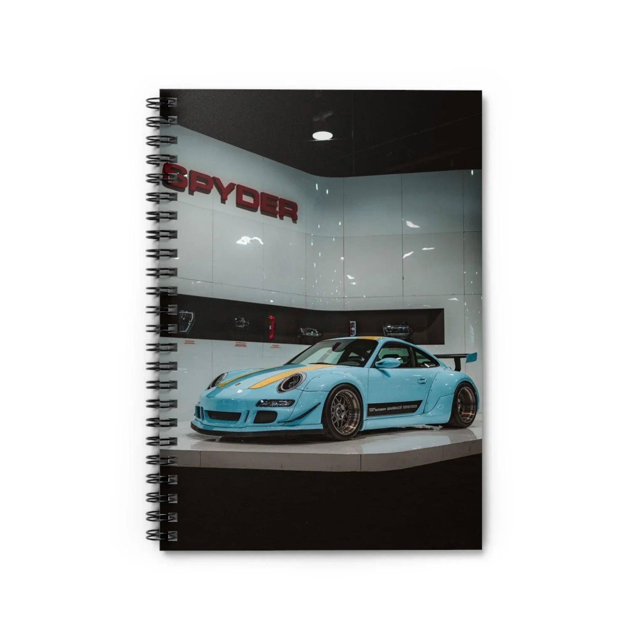 Porsche 911 Carrera 4 Automotive Spiral Notebook #005 - Throttle Designs