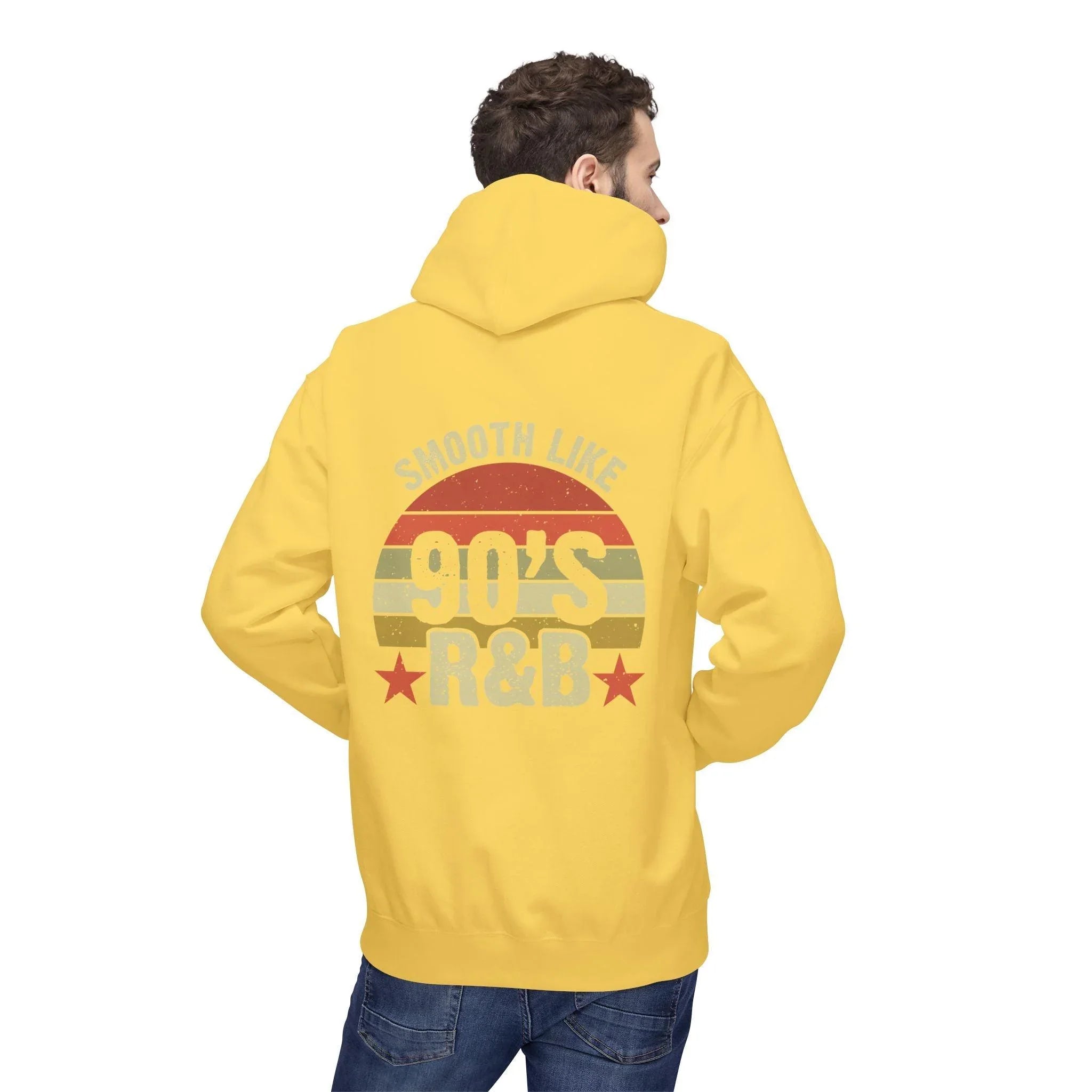 Retro Vibes Fleece Hoodie - Embrace the Comfort of 90's R&B Style