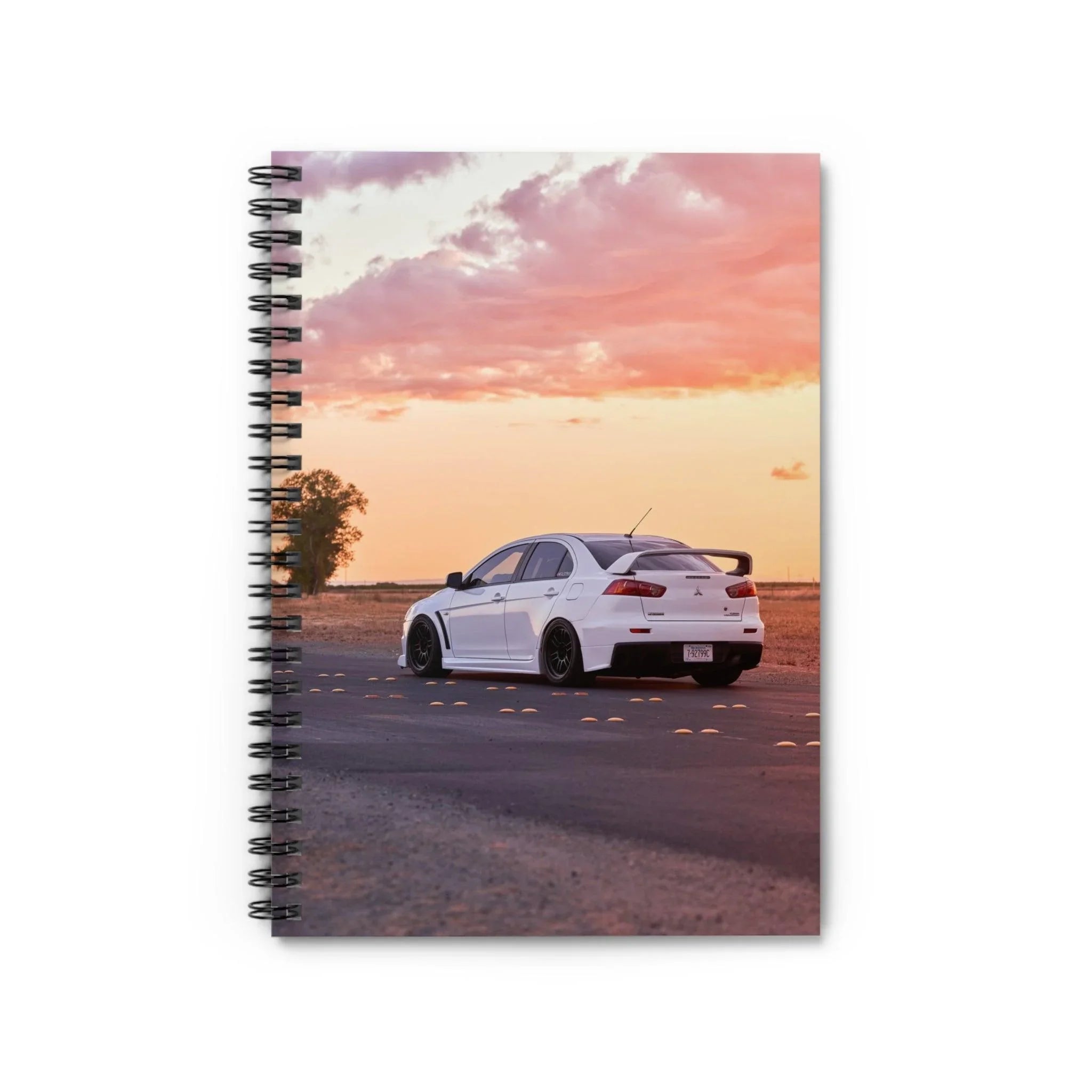 Mitsubishi Evo 10 Automotive Spiral Notebook #011 - Throttle Designs