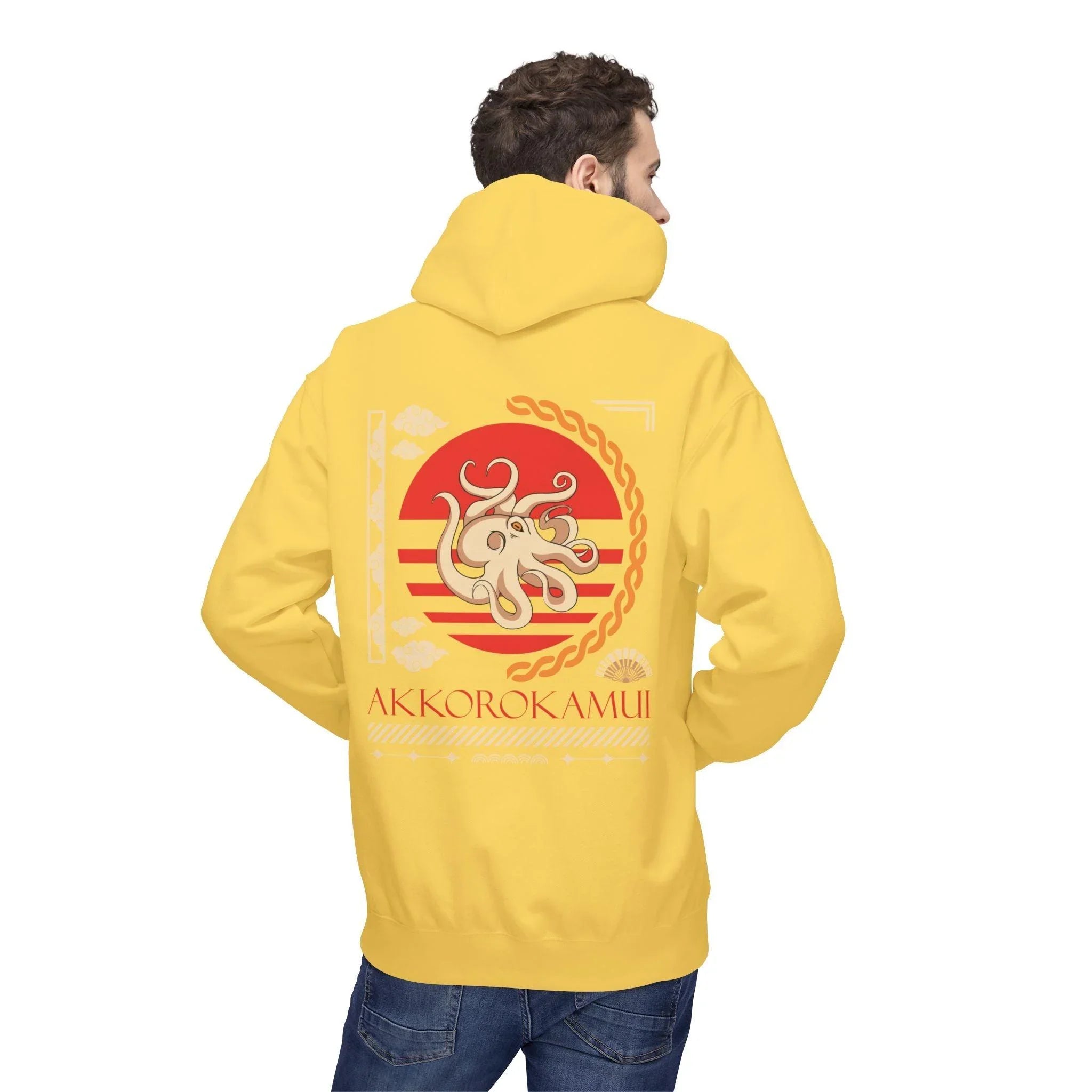 Ultimate Comfort Japanese Streetwear Fleece Hoodie – Akkorokamui Edition
