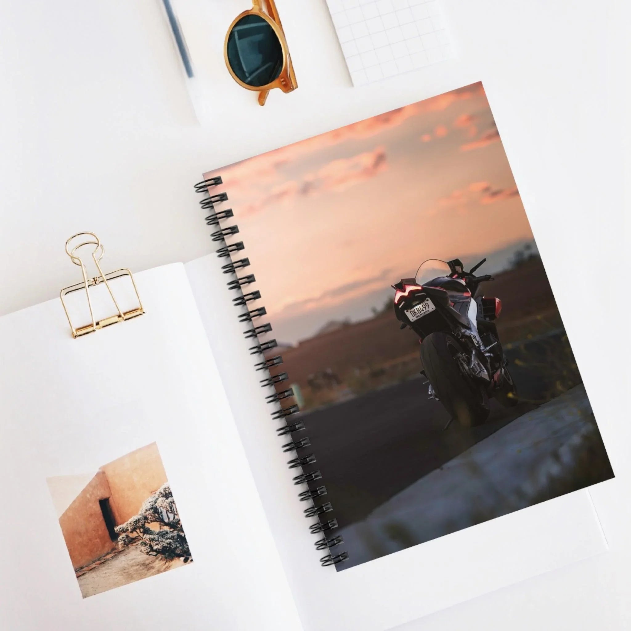 Aprilia RSV4 1100 Factory Motorcycle Spiral Notebook #007 - Throttle Designs