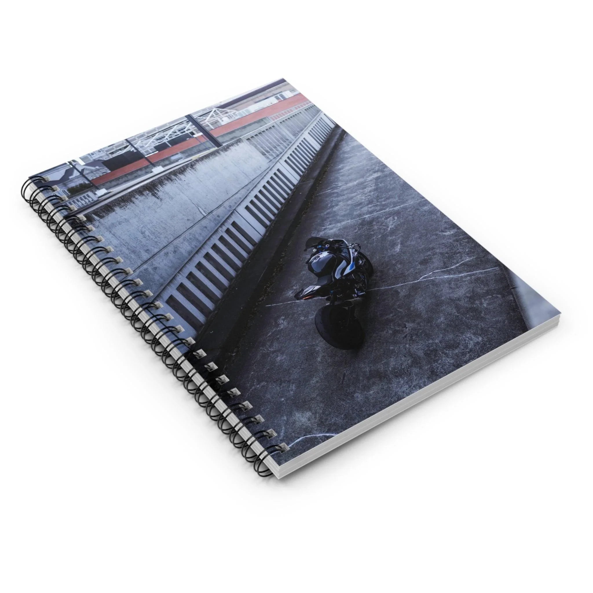 BMW S1000RR Drag Spec Motorcycle Spiral Notebook #010 - Throttle Designs
