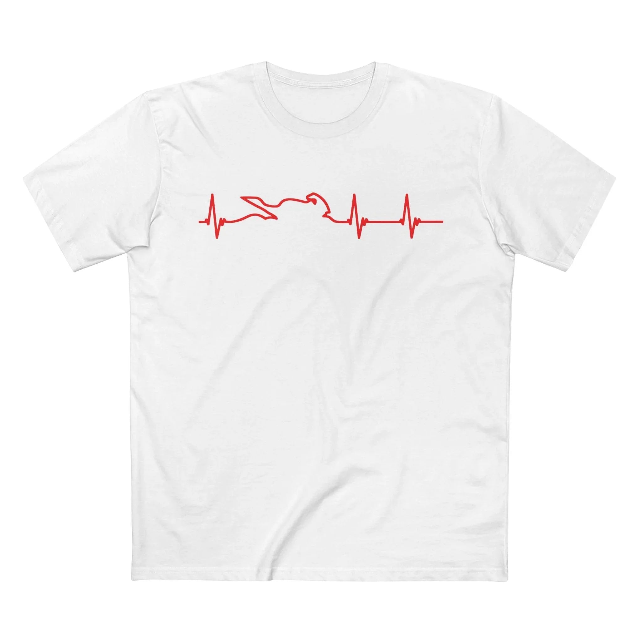 Premium Motorcycle Heartbeat T-Shirt