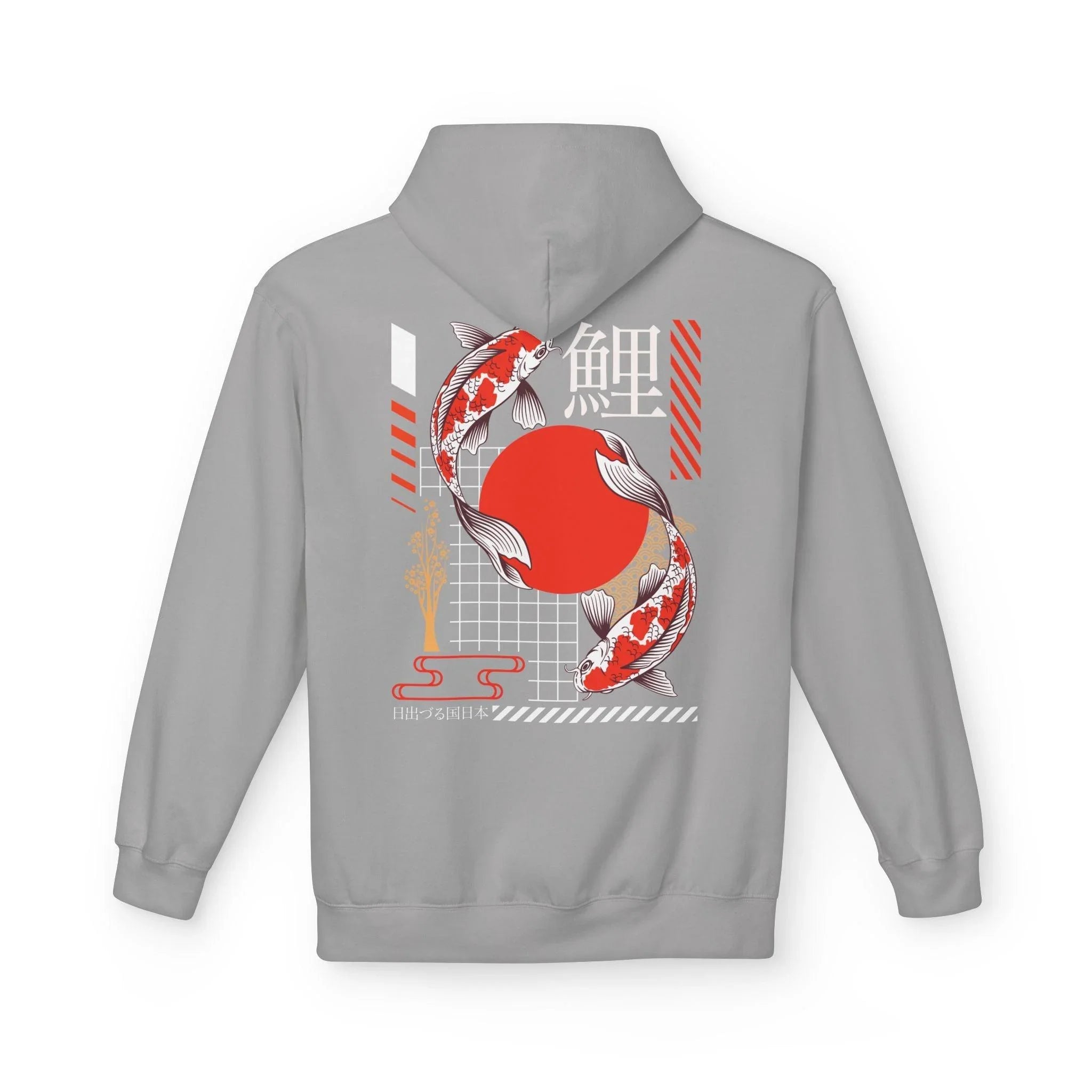 Koi Fish Streetwear Fleece Hoodie - Ultimate Comfort Meets Stylish Design