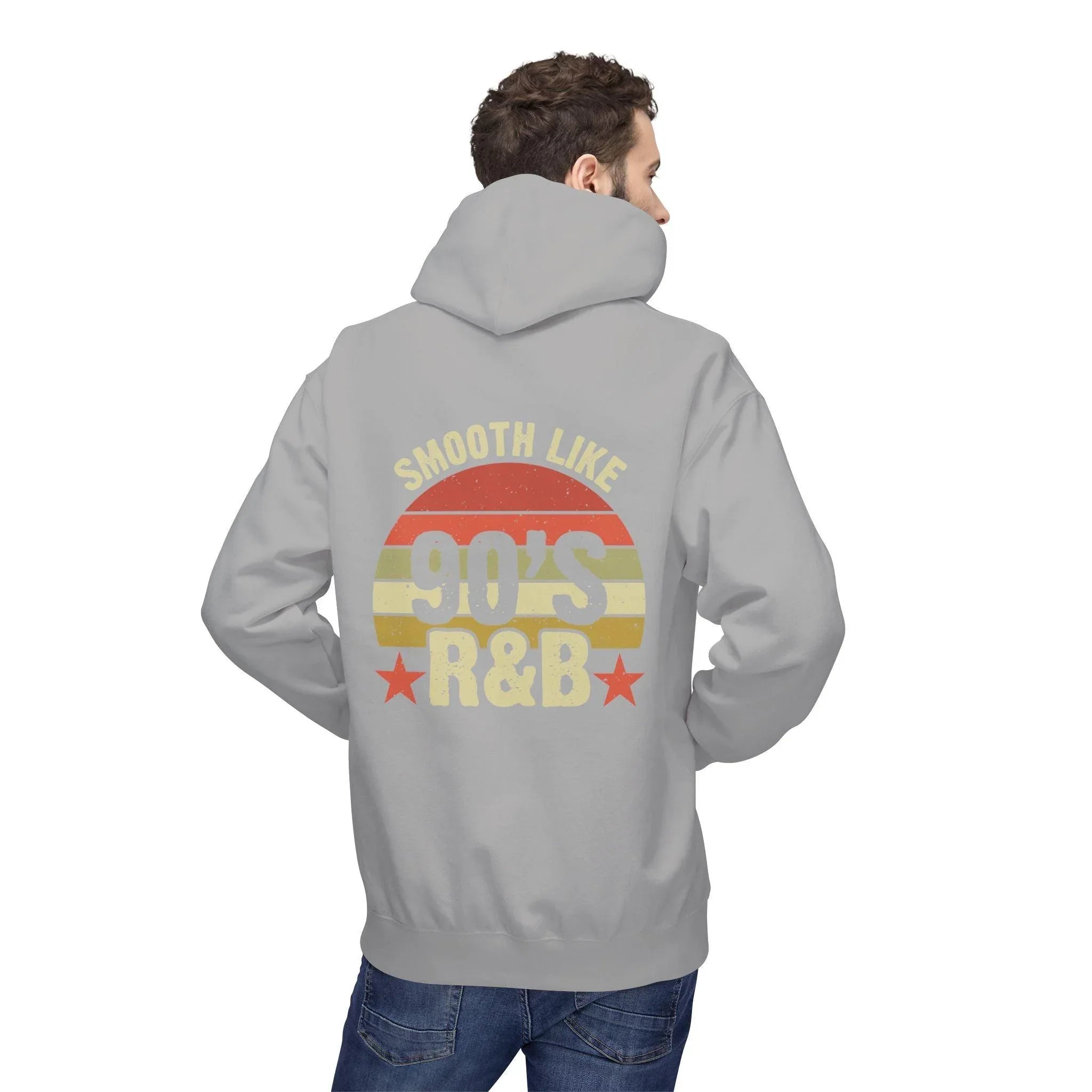 Retro Vibes Fleece Hoodie - Embrace the Comfort of 90's R&B Style