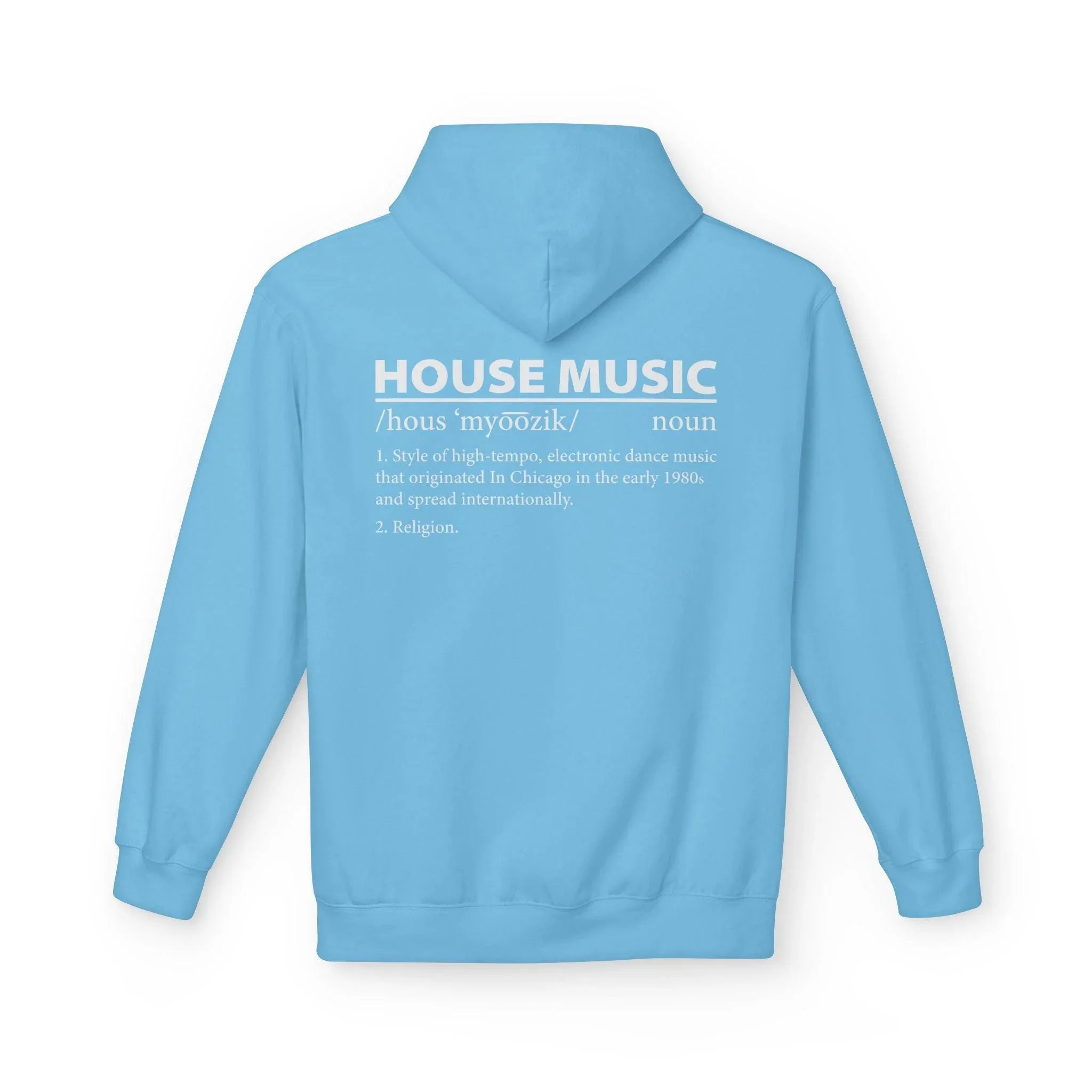 Ultimate House Music Fleece Hoodie for Comfort and Style