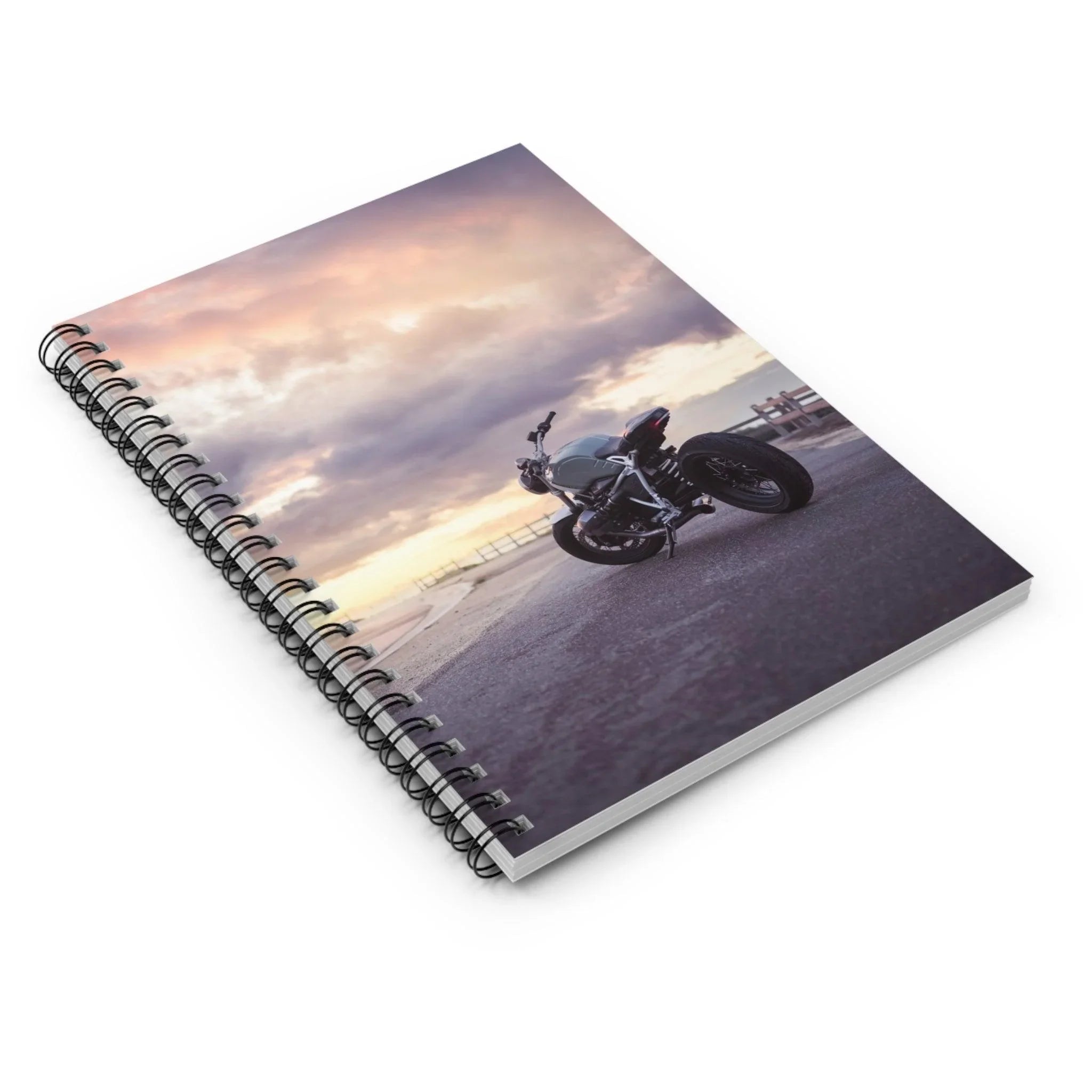 BMW R Nine T Motorcycle Spiral Notebook #005 - Throttle Designs