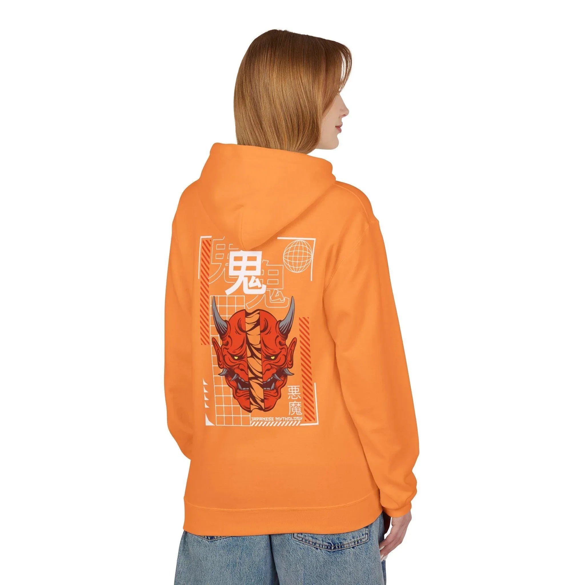 Oni Mask Streetwear Fleece Hoodie - Ultimate Comfort & Unique Style