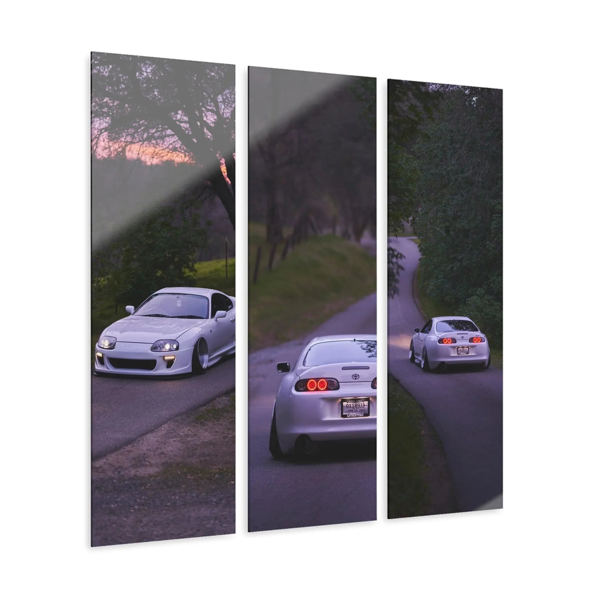 Toyota Supra MK4 3-Piece Acrylic Wall Art #001 for Collectors