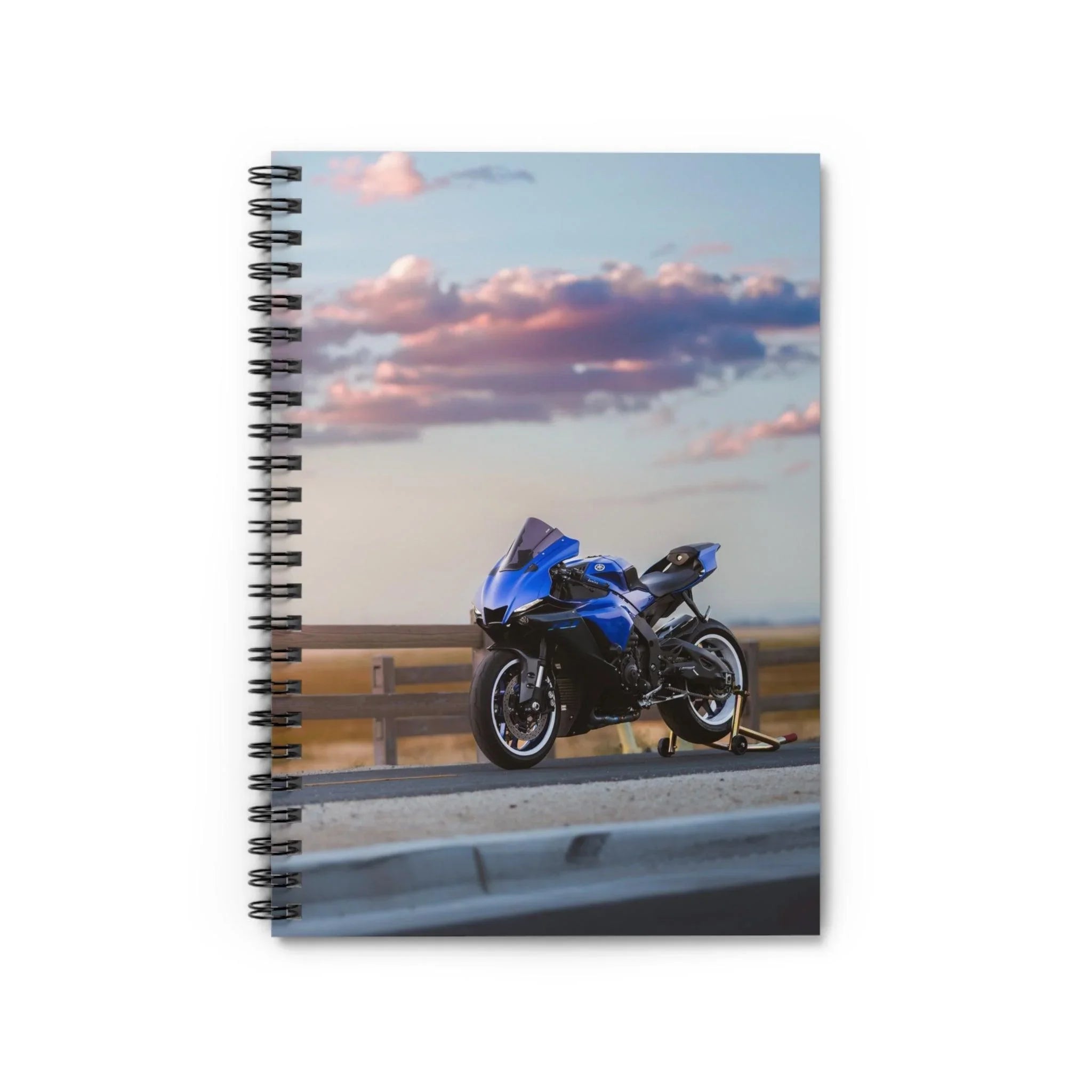 Yamaha R1 Motorcycle Spiral Notebook #013 - Throttle Designs