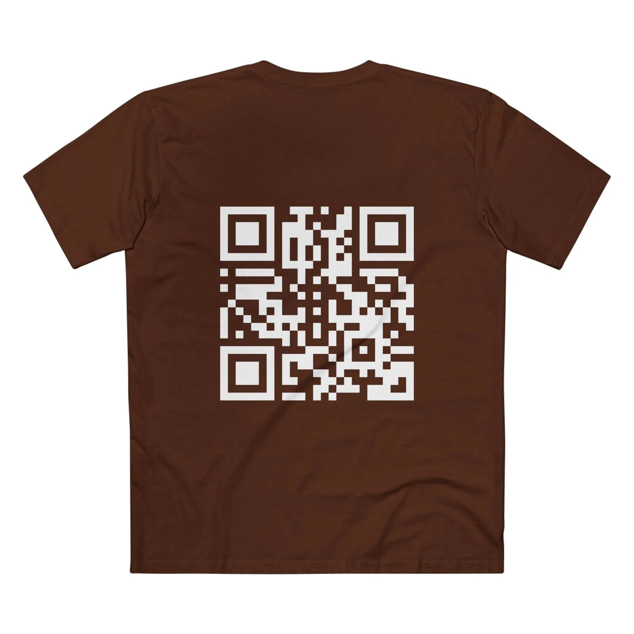 Throttle Designs Rickroll QR Code Tee for Motorcycle & Car Lovers
