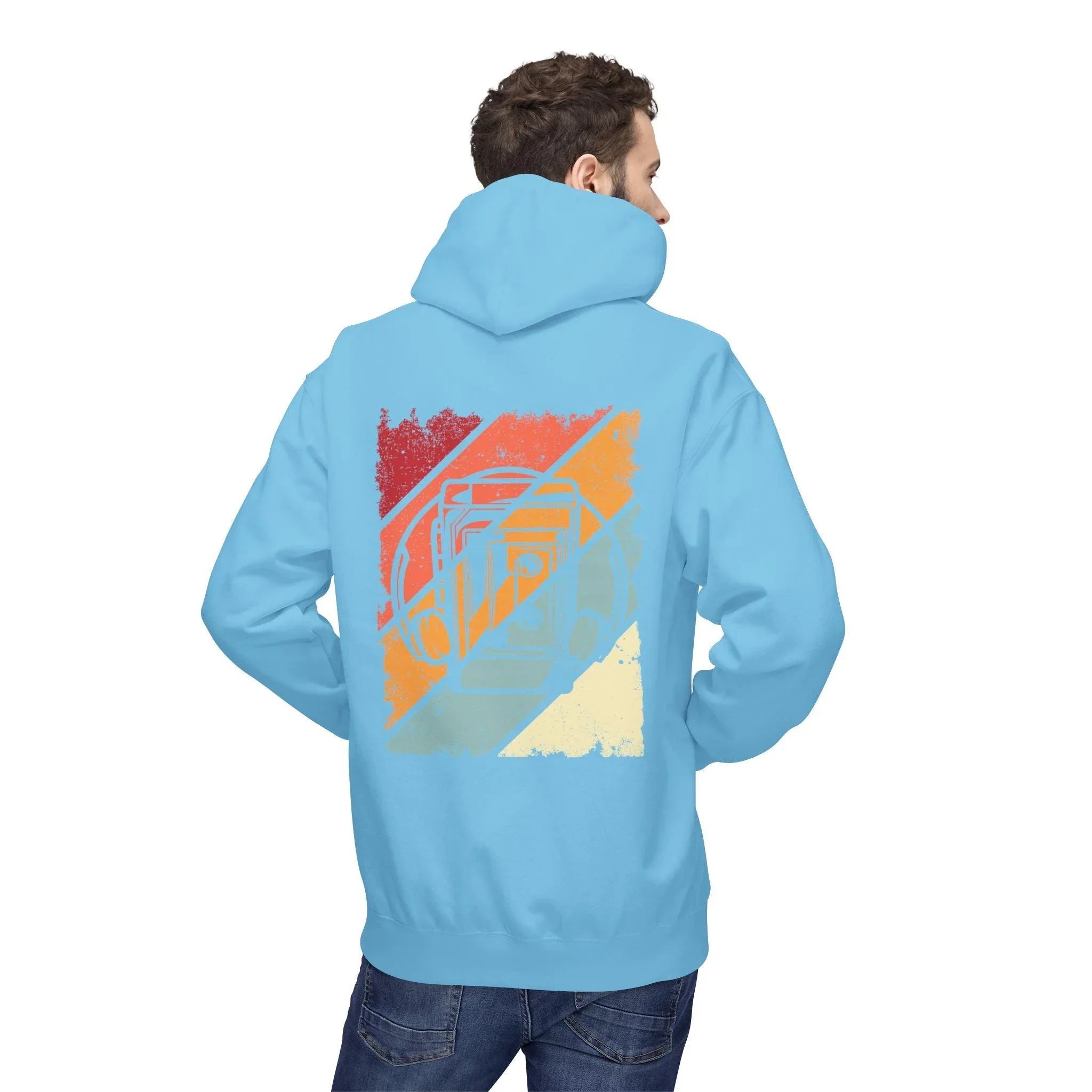 Cozy Vintage Walkman Fleece Hoodie - Stylish Comfort for Cold Days