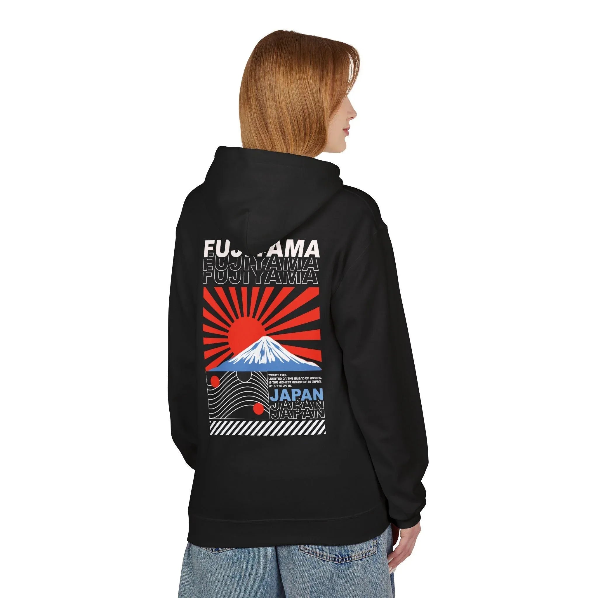 Fujiyama Japan Streetwear Cozy Fleece Hoodie - Ultimate Comfort & Style