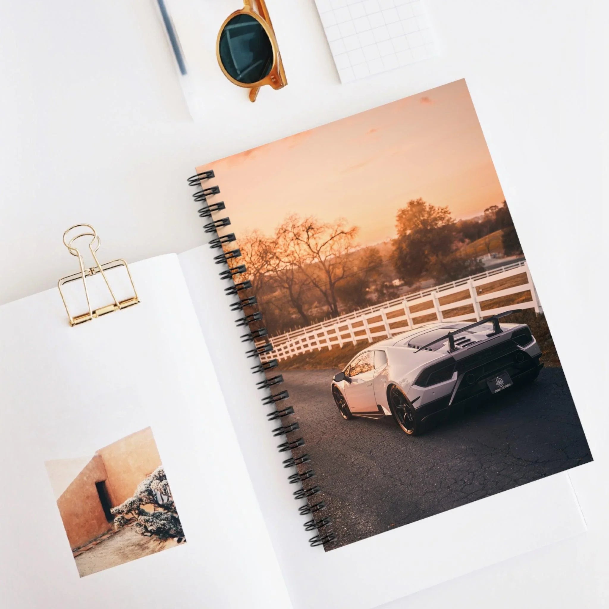 Lamborghini Huracan Automotive Spiral Notebook #042 - Throttle Designs